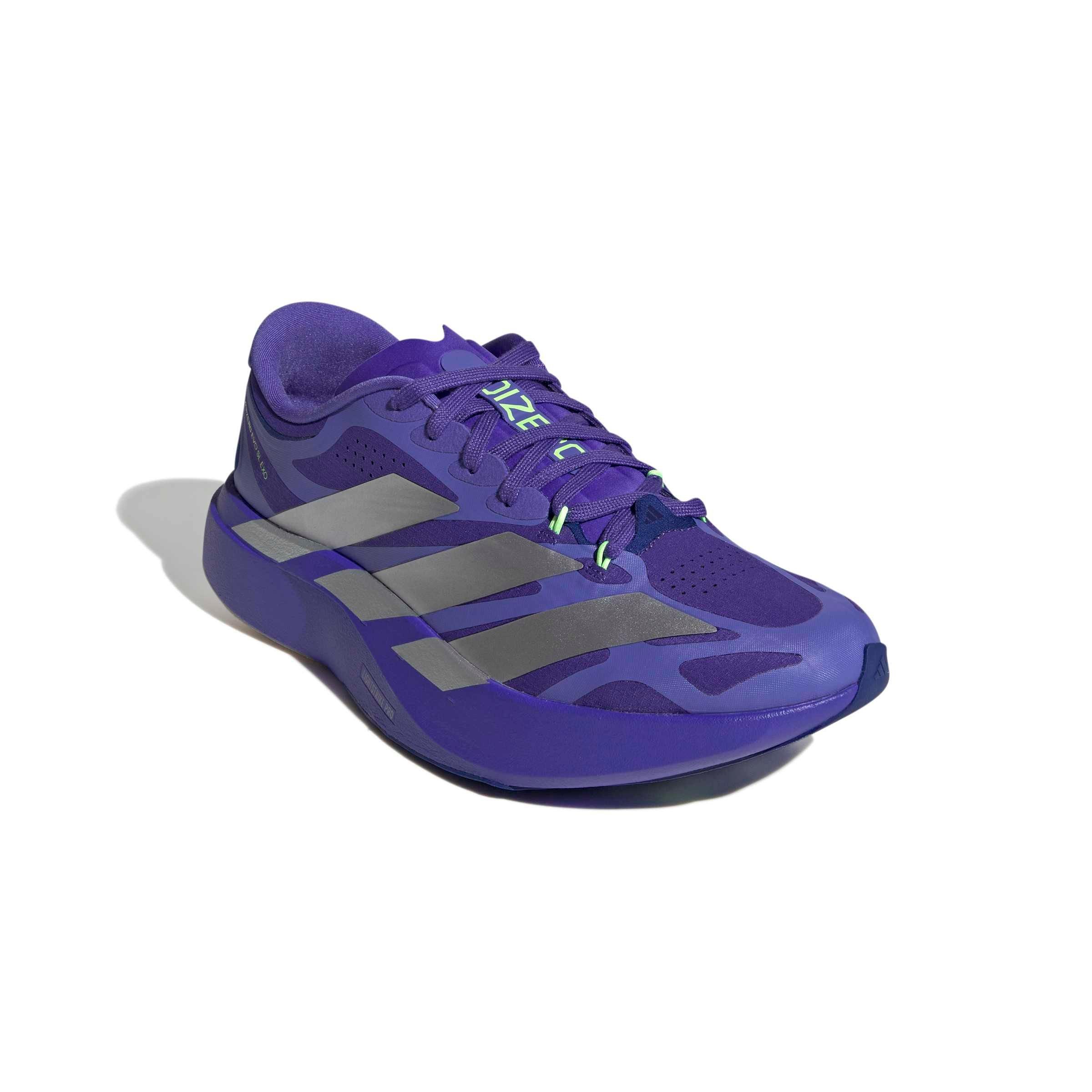 adidas Adizero EVO SL EXO "Solar Purple/Silver Metallic/Pure Purple" Men's Running Shoe - PURPLE/SILVER/PURPLE