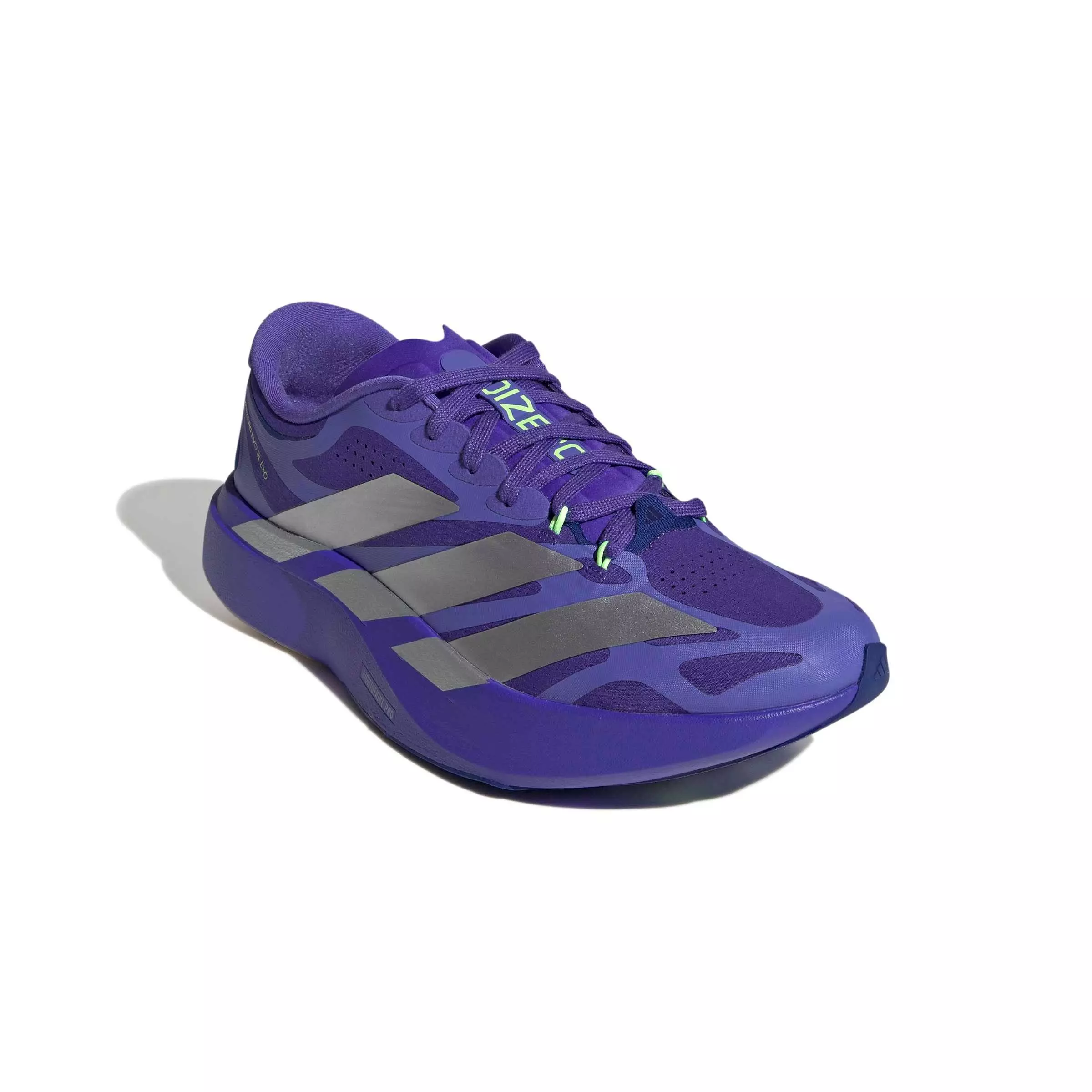 adidas Adizero EVO SL EXO "Solar Purple/Silver Metallic/Pure Purple" Men's Running Shoe - PURPLE/SILVER/PURPLE