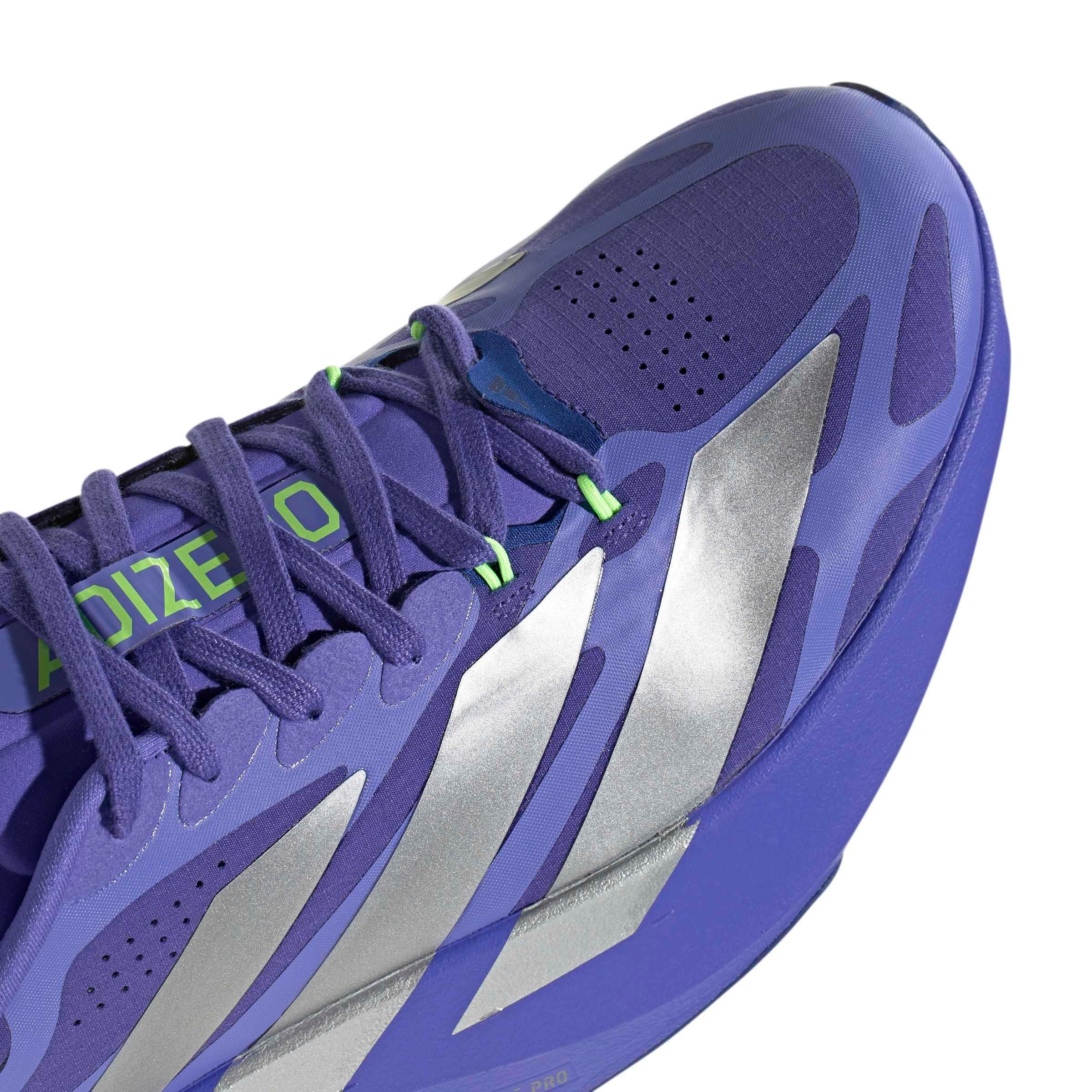 adidas Adizero EVO SL EXO "Solar Purple/Silver Metallic/Pure Purple" Men's Running Shoe - PURPLE/SILVER/PURPLE