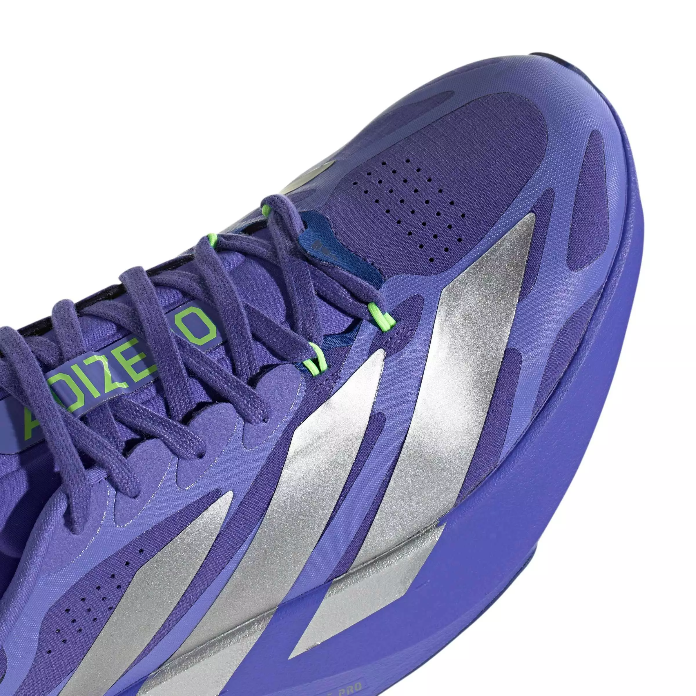 adidas Adizero EVO SL EXO "Solar Purple/Silver Metallic/Pure Purple" Men's Running Shoe - PURPLE/SILVER/PURPLE