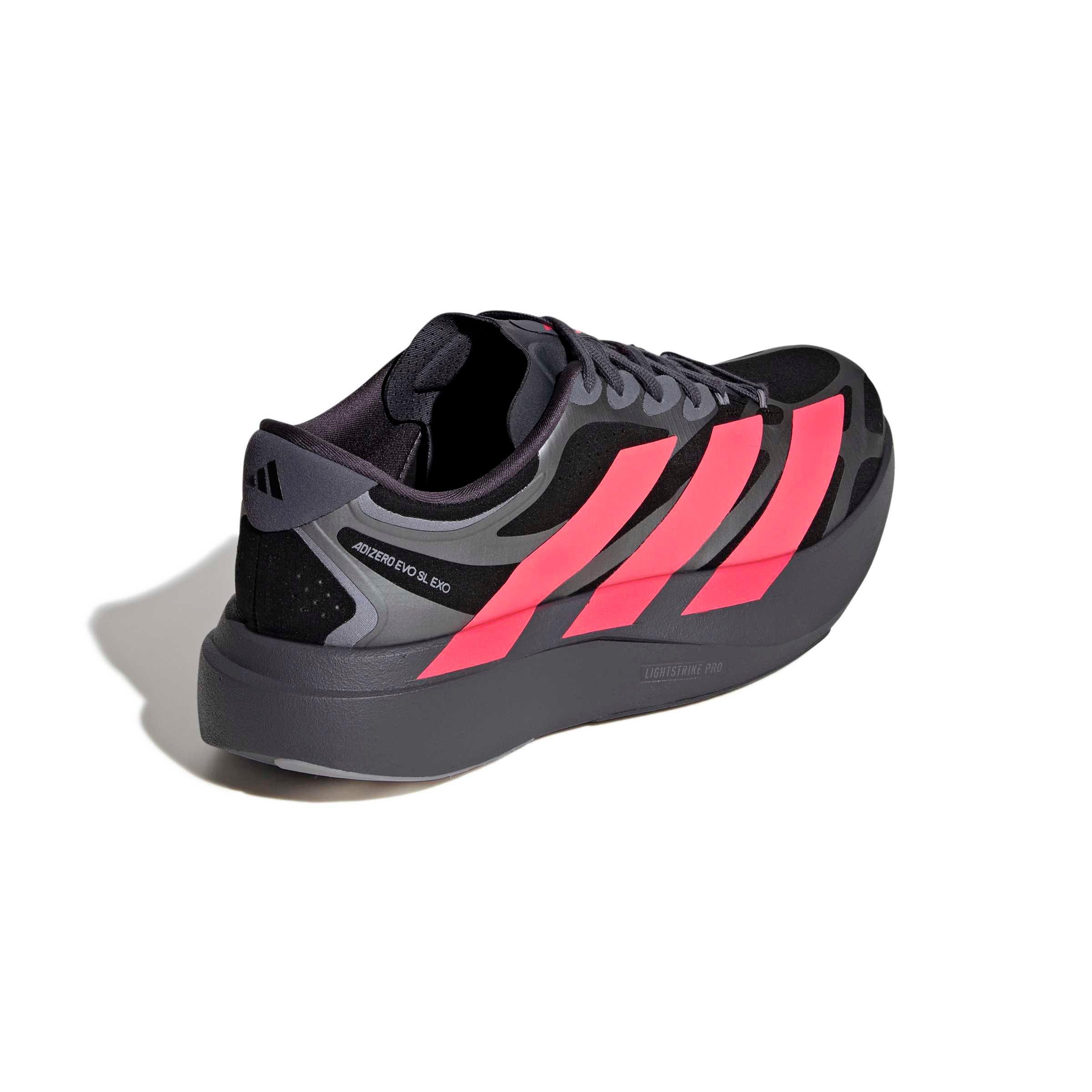 adidas Adizero EVO SL EXO "Core Black/Solar Turbo/Iron Metallic" Men's Running Shoe - BLACK/TURBO/IRON