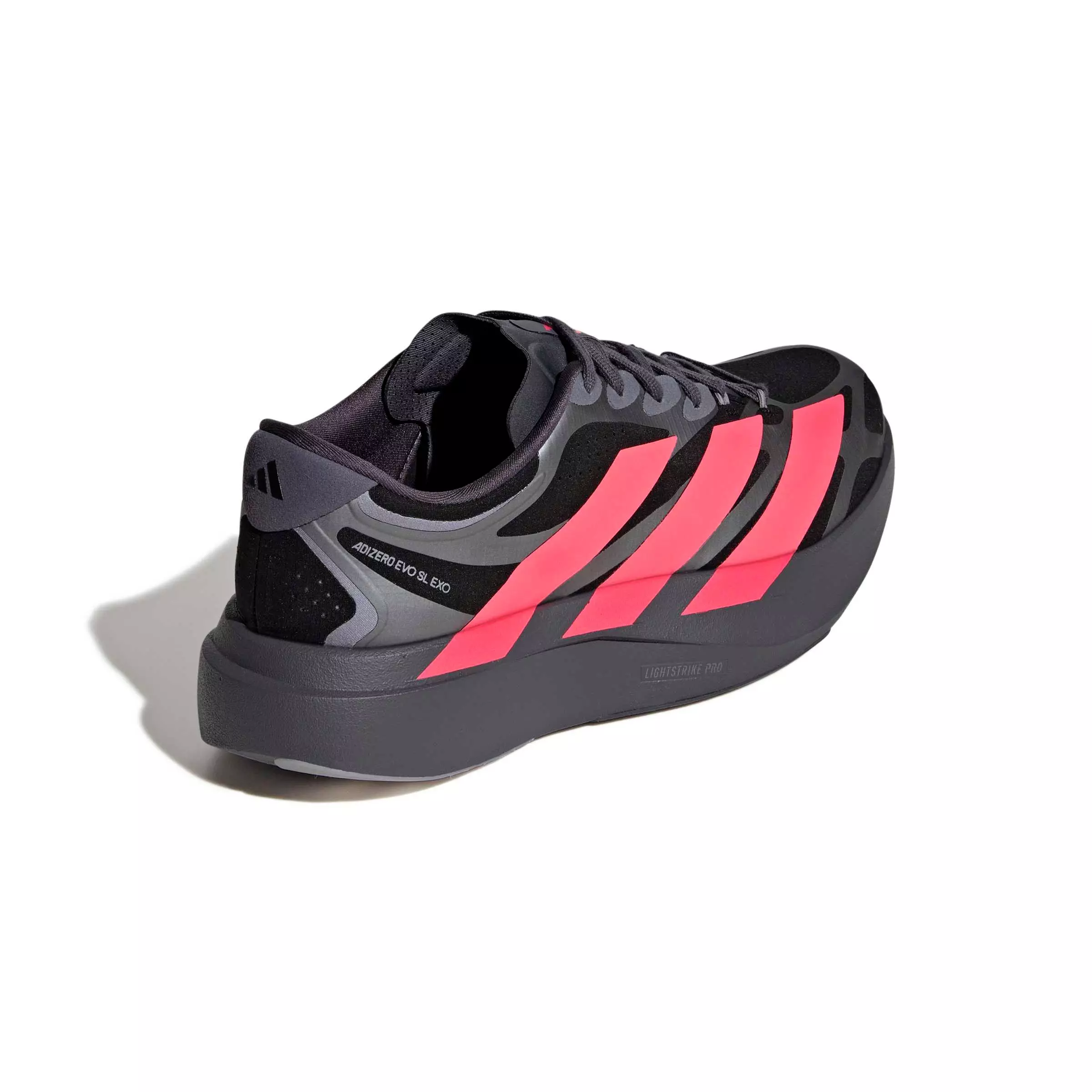 adidas Adizero EVO SL EXO "Core Black/Solar Turbo/Iron Metallic" Men's Running Shoe - BLACK/TURBO/IRON