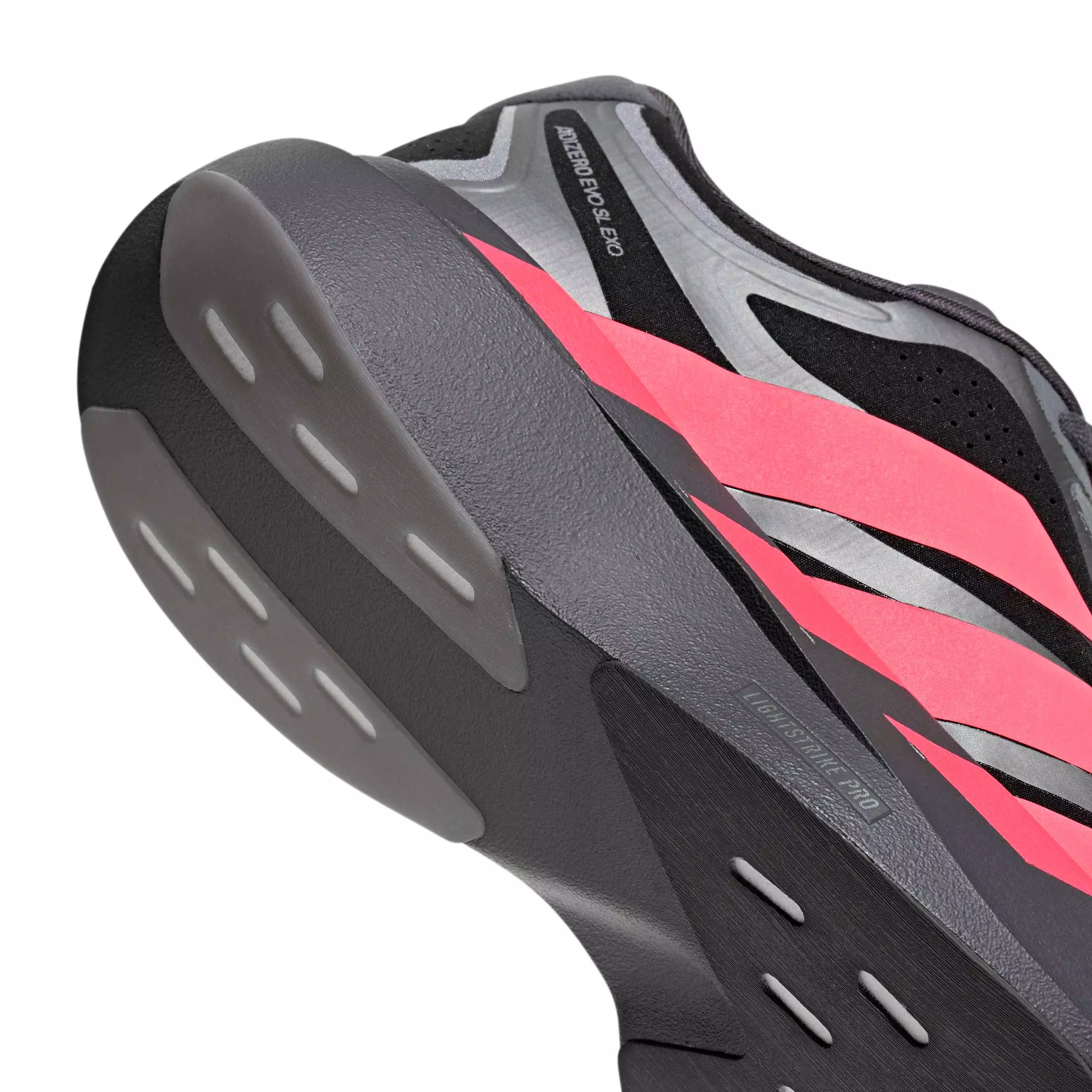 adidas Adizero EVO SL EXO "Core Black/Solar Turbo/Iron Metallic" Men's Running Shoe - BLACK/TURBO/IRON