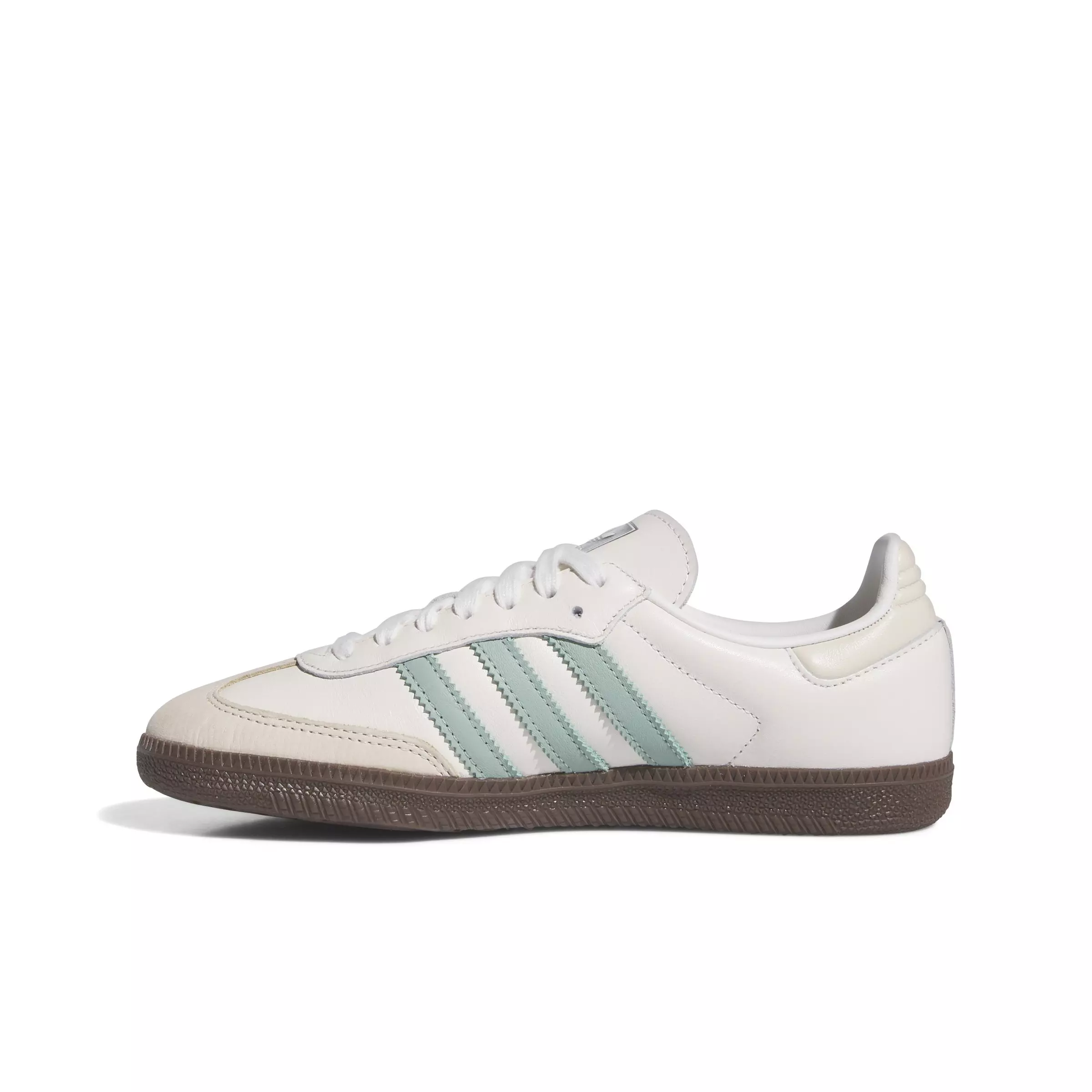 adidas Originals Samba OG "Cloud White/Hazy Green/Wonder White" Women's Shoe - WHITE/GREEN/WHITE