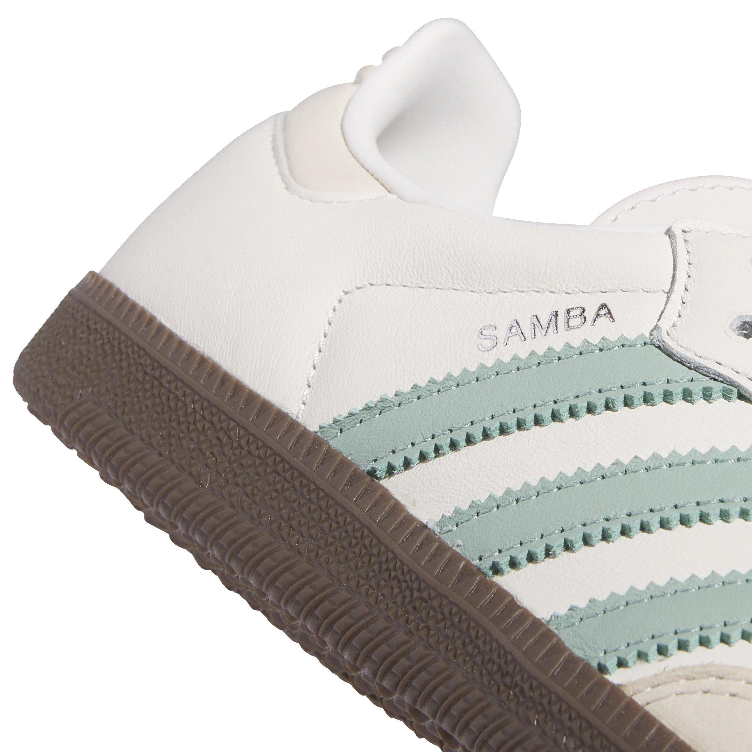 adidas Originals Samba OG Women's "Cloud White/Hazy Green/Wonder White" Shoe