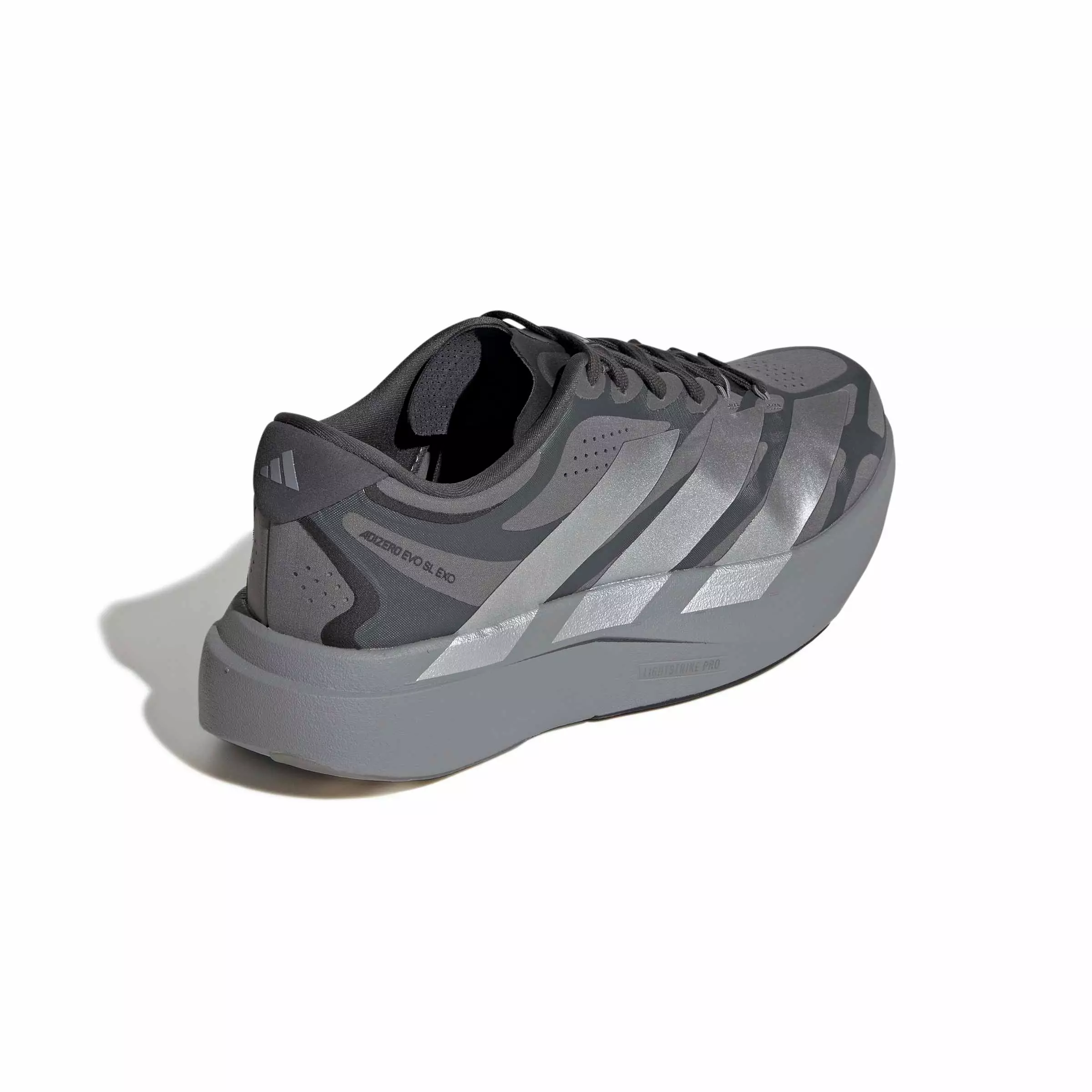adidas Adizero EVO SL EXO "Grey Four/Silver Metallic/Grey Six" Men's Running Shoe - GREY/SILVER/GREY