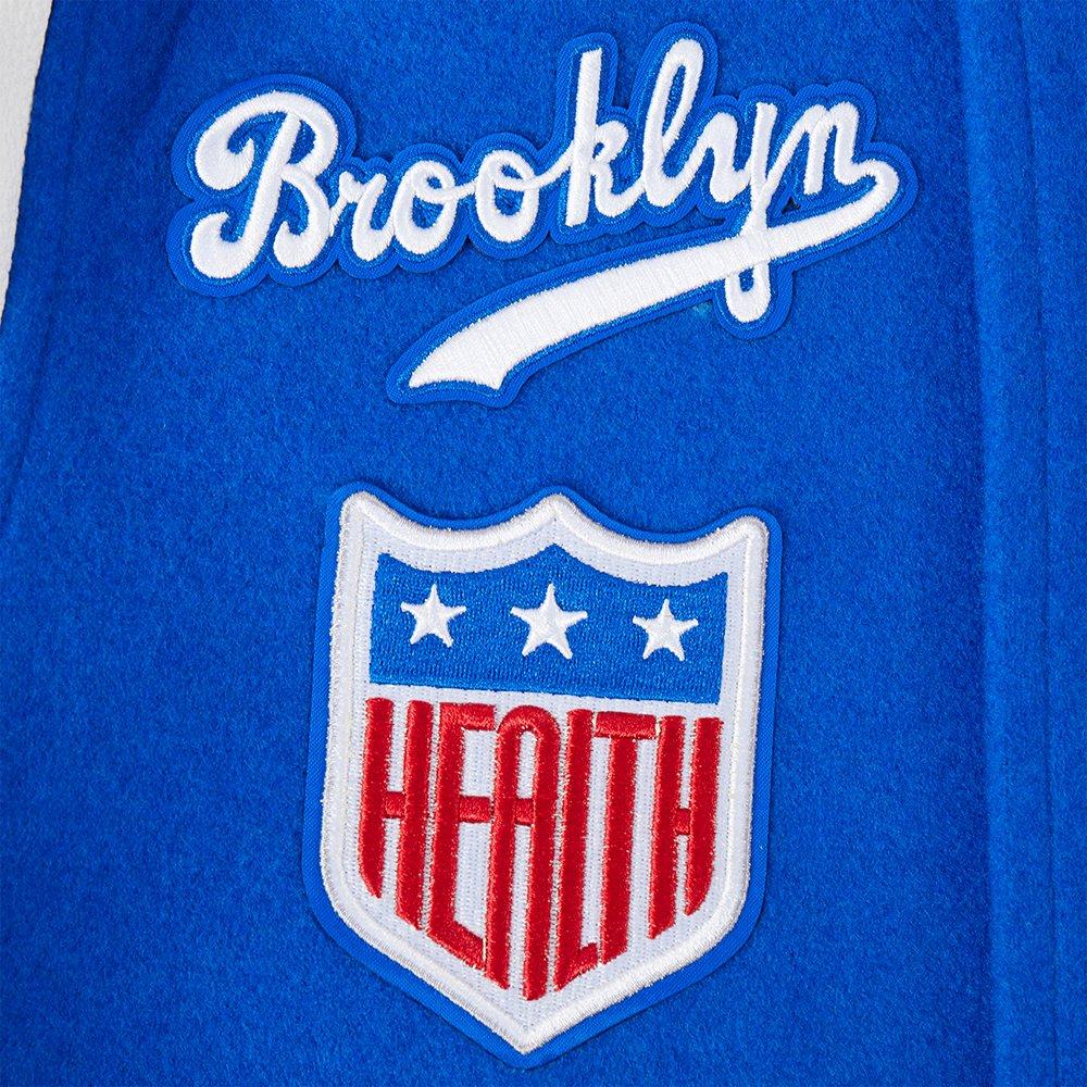 Pro Standard Big Boys' MLB Brooklyn Dodgers Retro Classic Rib Wool Varsity Jacket - Royal - ROYAL Thumbnail View 6