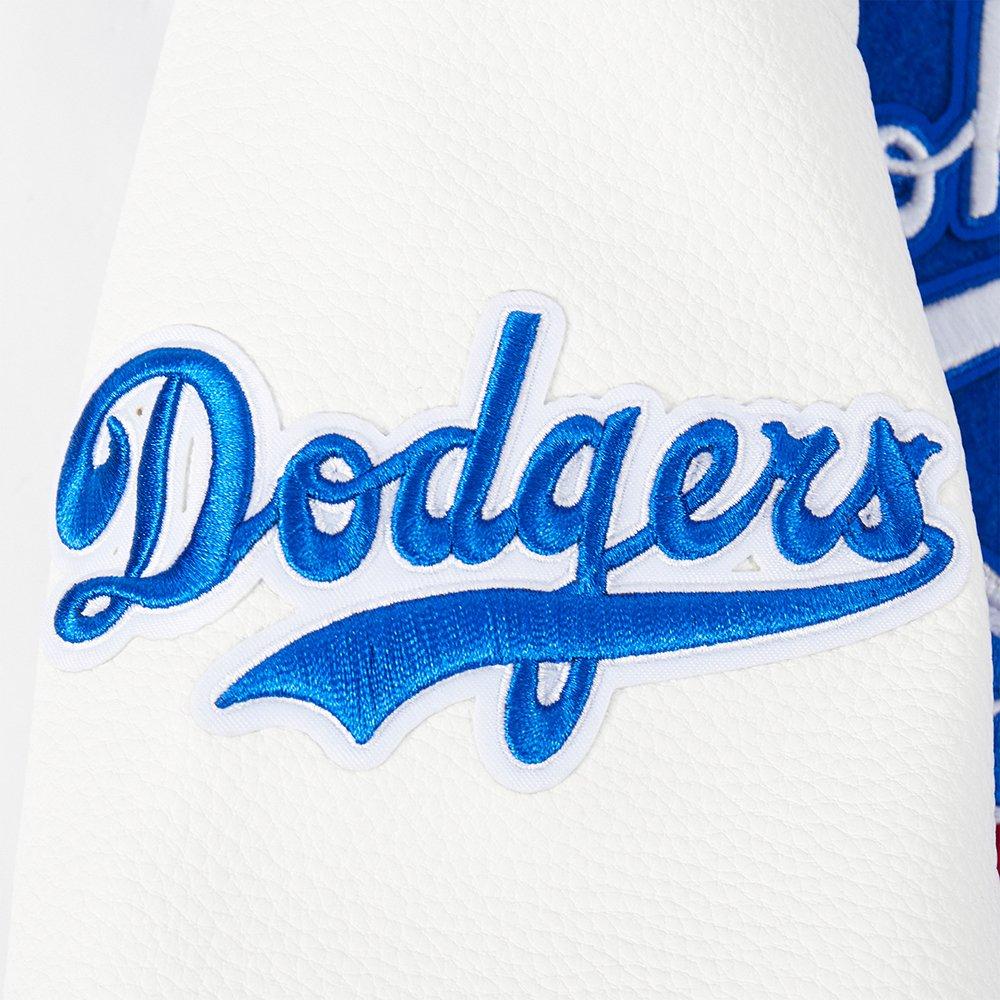 Pro Standard MLB Brooklyn Dodgers Retro Classic Big Boys' Royal Rib Wool Varsity Jacket