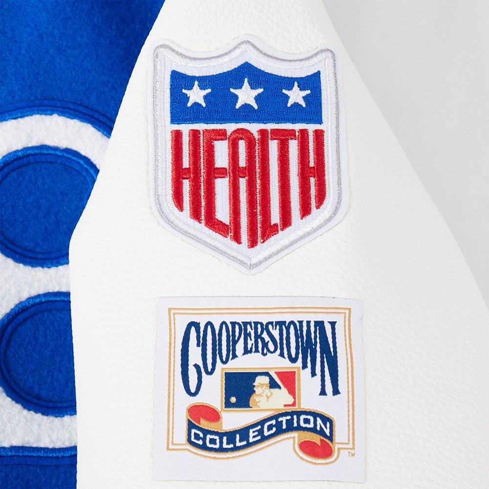 Pro Standard Big Boys' MLB Brooklyn Dodgers Retro Classic Rib Wool Varsity Jacket - Royal - ROYAL Thumbnail View 9