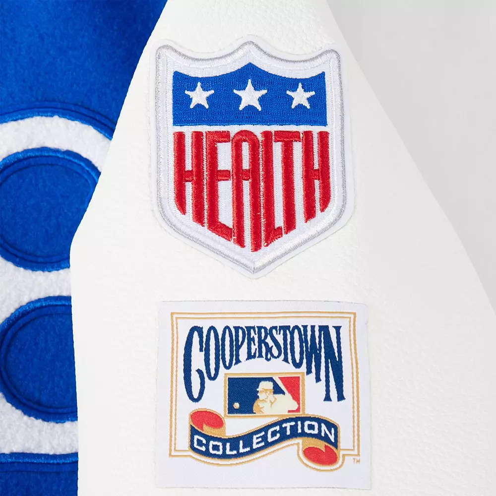 Pro Standard Big Boys' MLB Brooklyn Dodgers Retro Classic Rib Wool Varsity Jacket - Royal - ROYAL