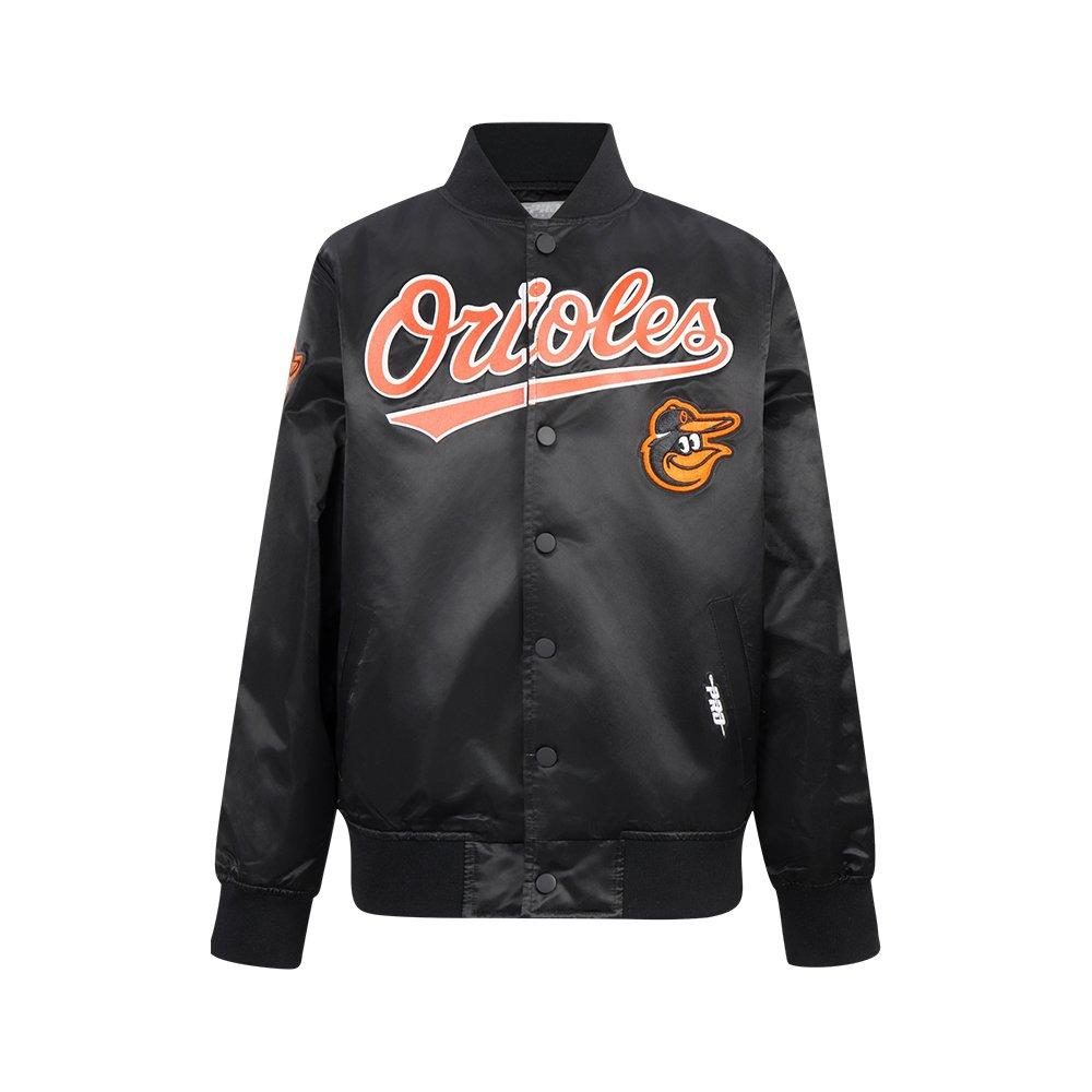 Pro Standard MLB Baltimore Orioles Classic Big Boys' Black Satin Jacket