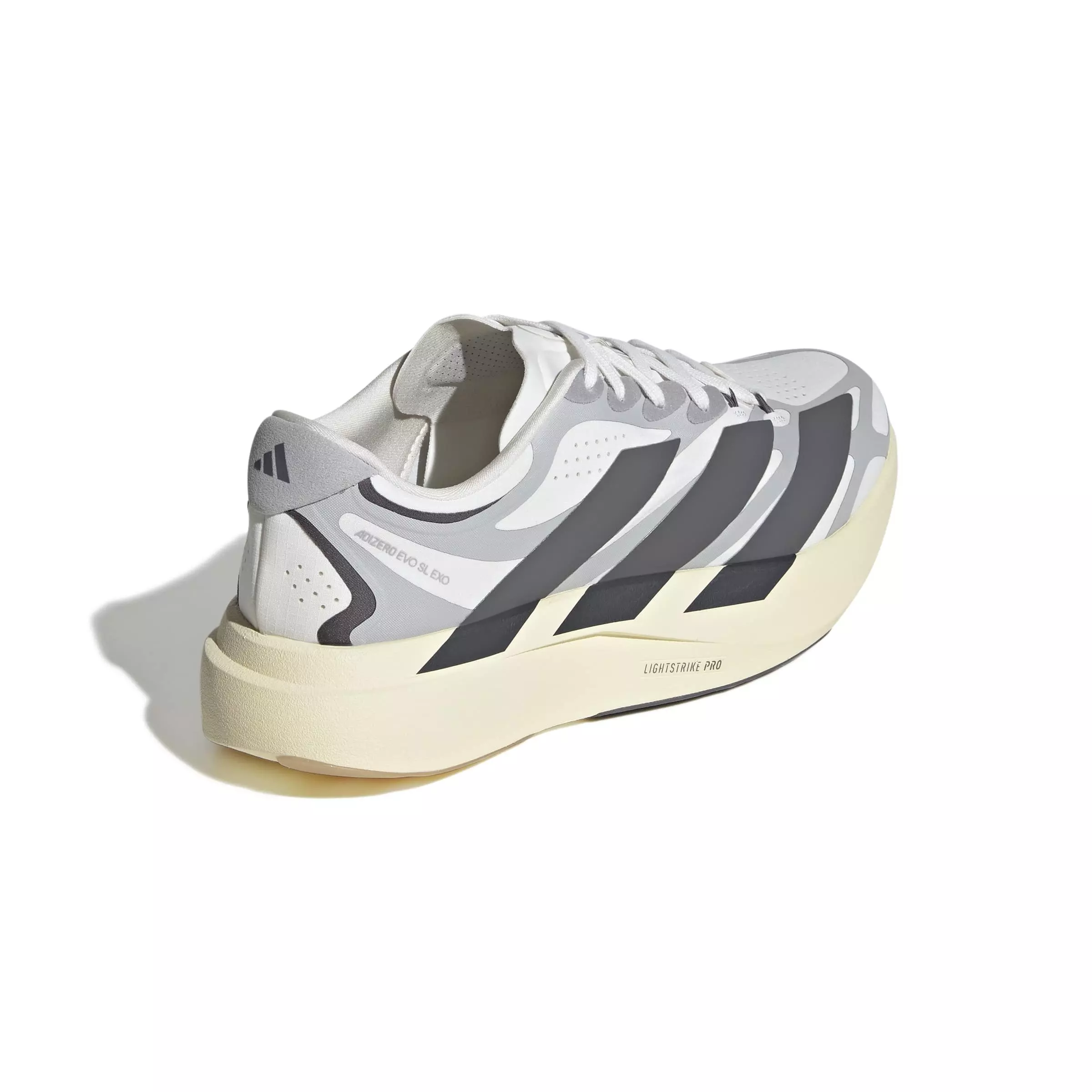 adidas Adizero EVO SL EXO "Core White/Utility Black/Grey Two" Men's Running Shoe - WHITE/BLACK/GREY