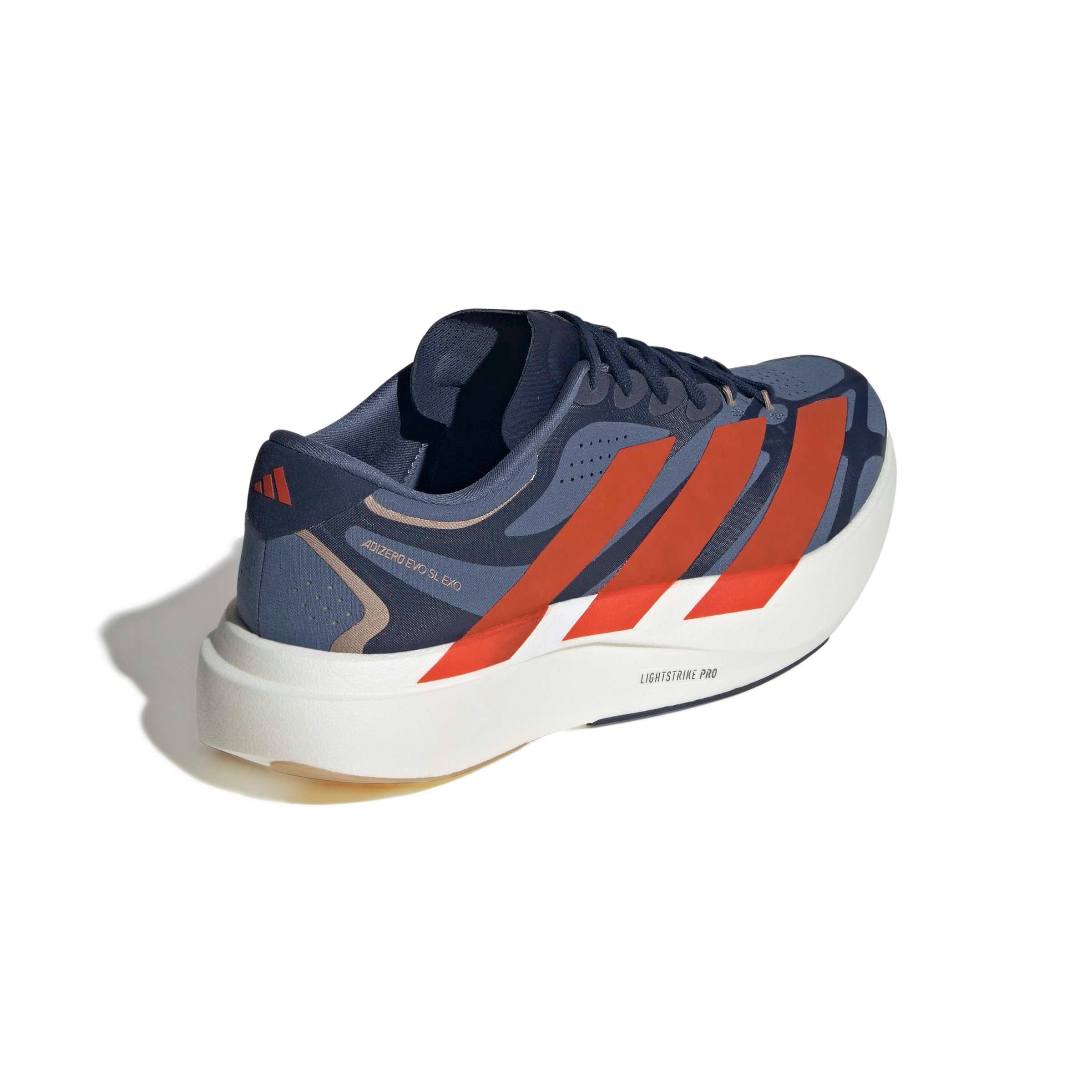 adidas Adizero EVO SL EXO "Tech Ink/Collegiate Orange/Collegiate Navy" Men's Running Shoe - INK/ORANGE/NAVY