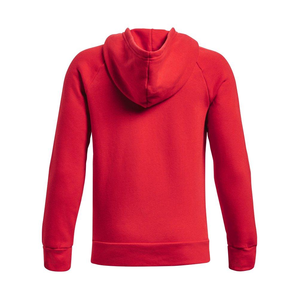 Under Armour Rival Fleece Big Boys' Red Hoodie