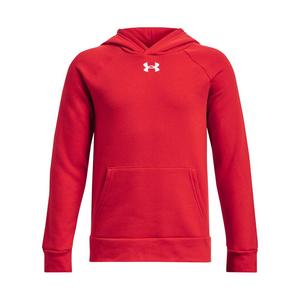 Under Armour Big Boys' Rival Fleece Hoodie - Red