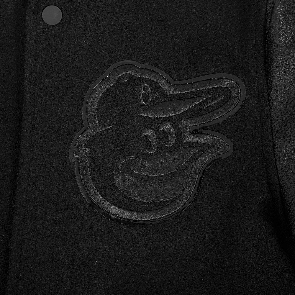 Pro Standard MLB Baltimore Orioles Triple Black Big Boys' Wool Varsity Jacket