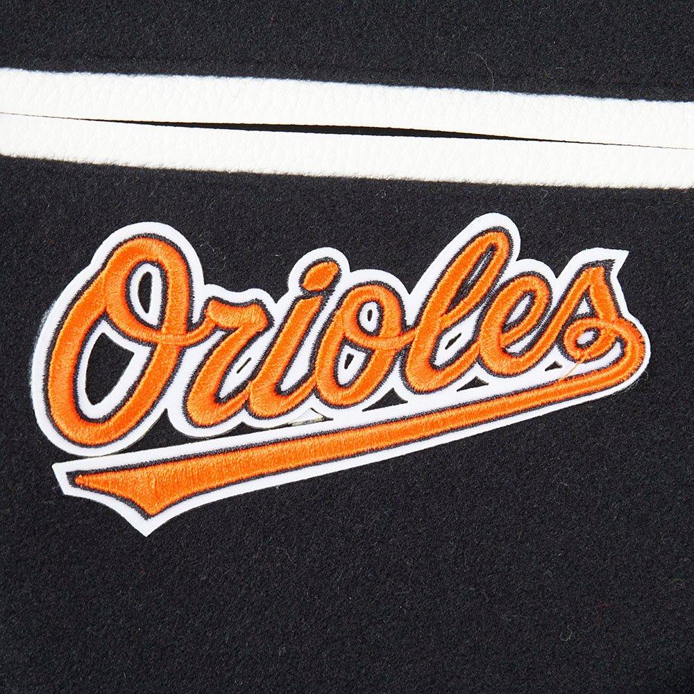 Pro Standard MLB Baltimore Orioles Classic Big Boys' Black Wool Varsity Jacket