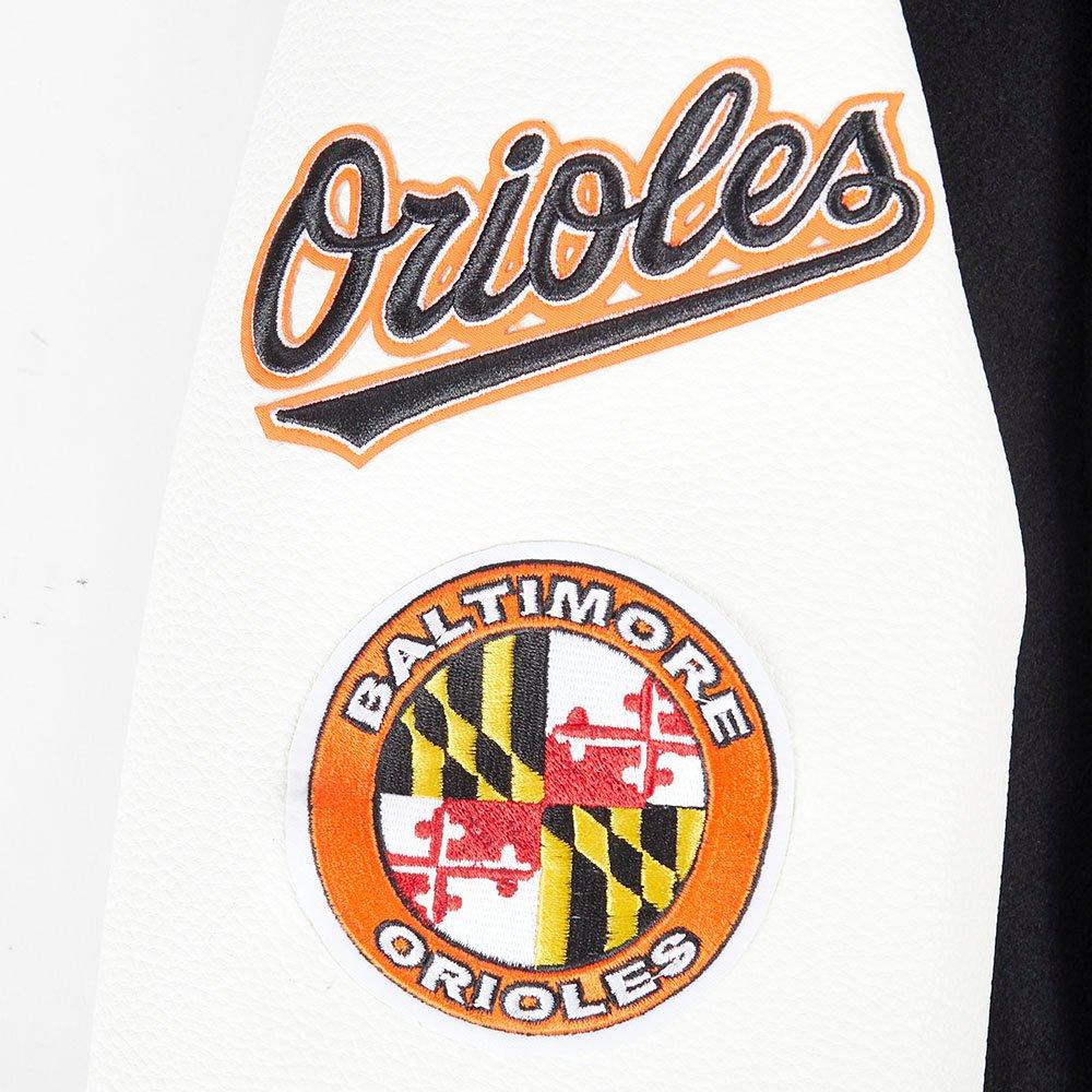 Pro Standard MLB Baltimore Orioles Classic Big Boys' Black Wool Varsity Jacket