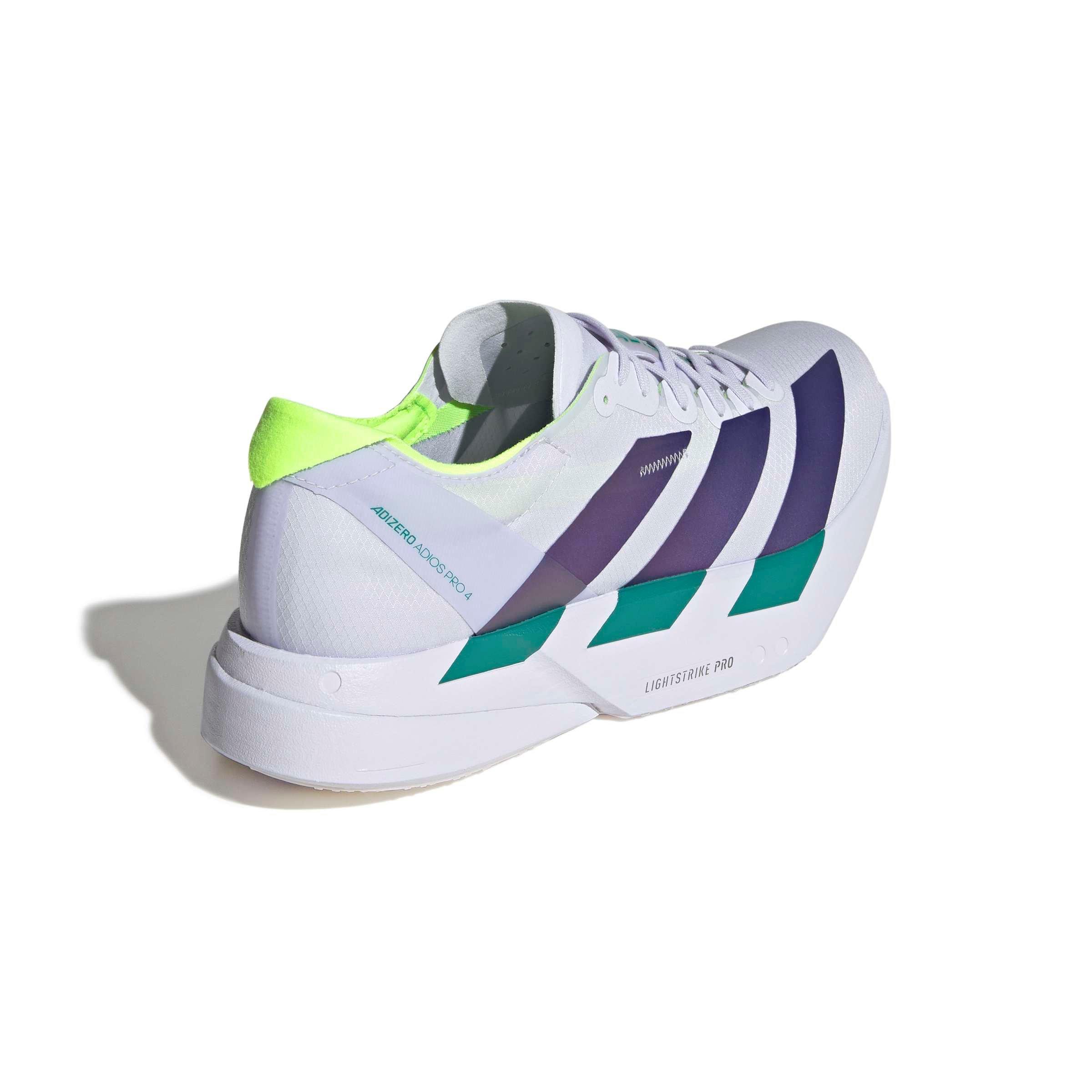 adidas Adizero Adios Pro 4 "Frozen Purple/Solar Purple/Signal Green" Men's Running Shoe - PURPLE/PURPLE/GREEN