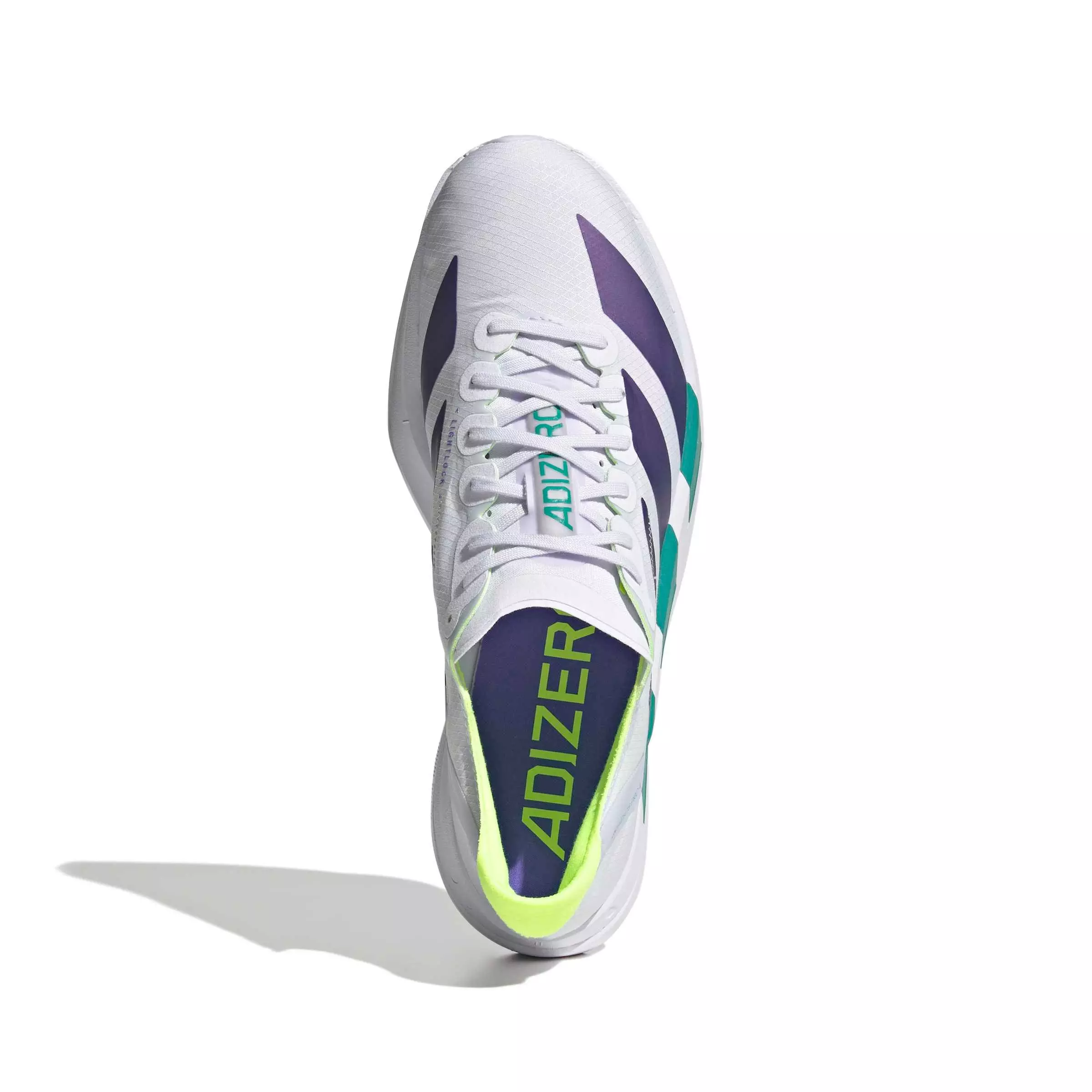 adidas Adizero Adios Pro 4 "Frozen Purple/Solar Purple/Signal Green" Men's Running Shoe - PURPLE/PURPLE/GREEN