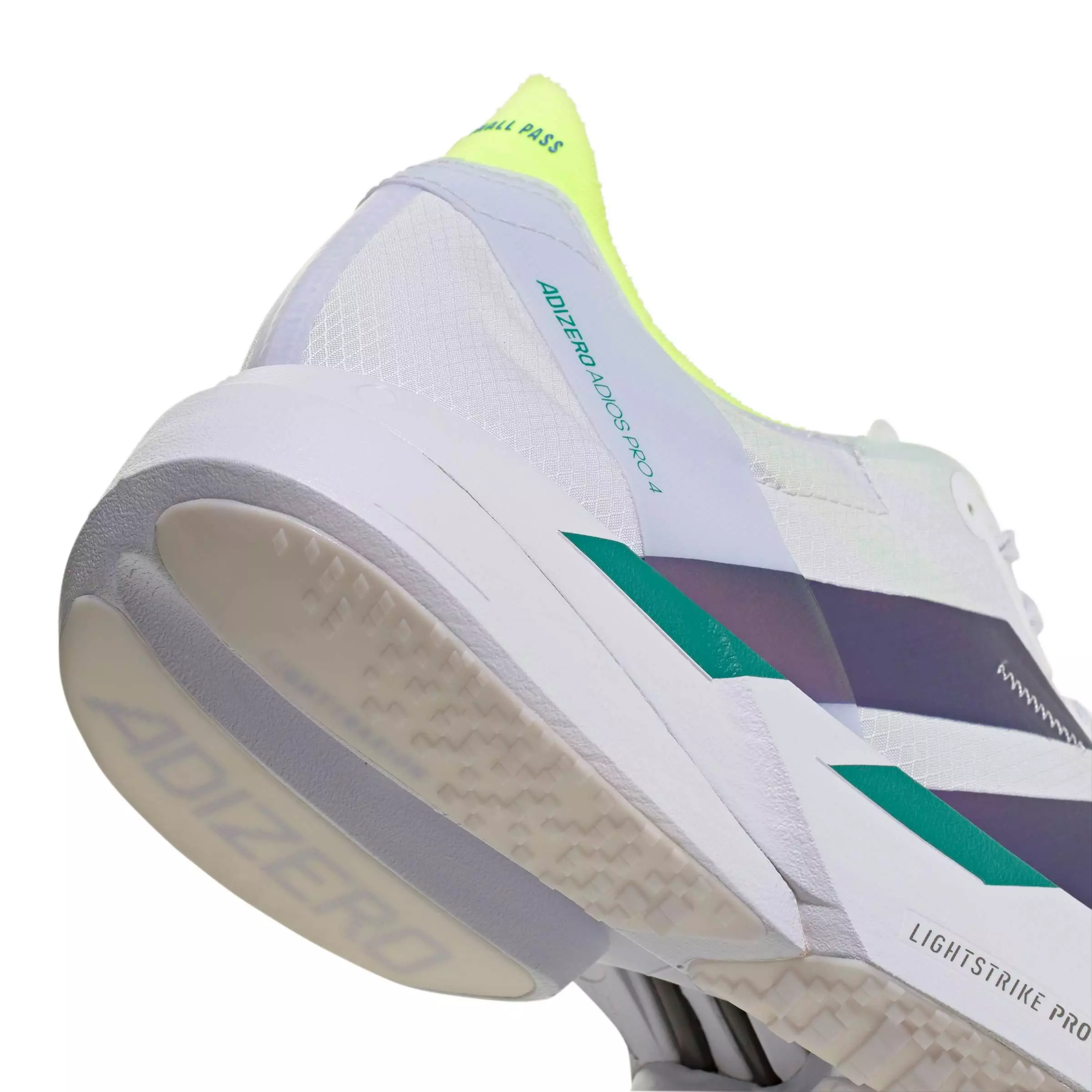 adidas Adizero Adios Pro 4 "Frozen Purple/Solar Purple/Signal Green" Men's Running Shoe - PURPLE/PURPLE/GREEN