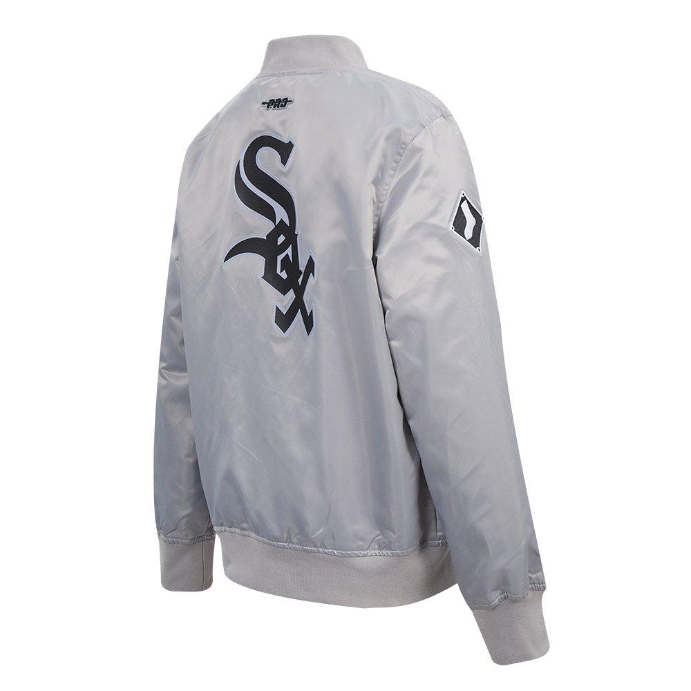 Pro Standard MLB Chicago White Sox Classic Big Boys' Silver Satin Jacket