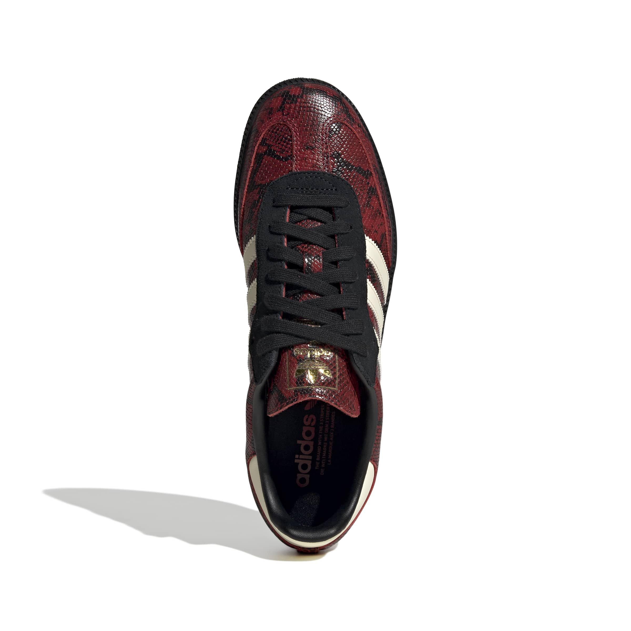 adidas Originals Samba OG "Warm Vanilla/Core Black/Team Victory Red" Men's Shoe - VANILLA/BLACK/RED