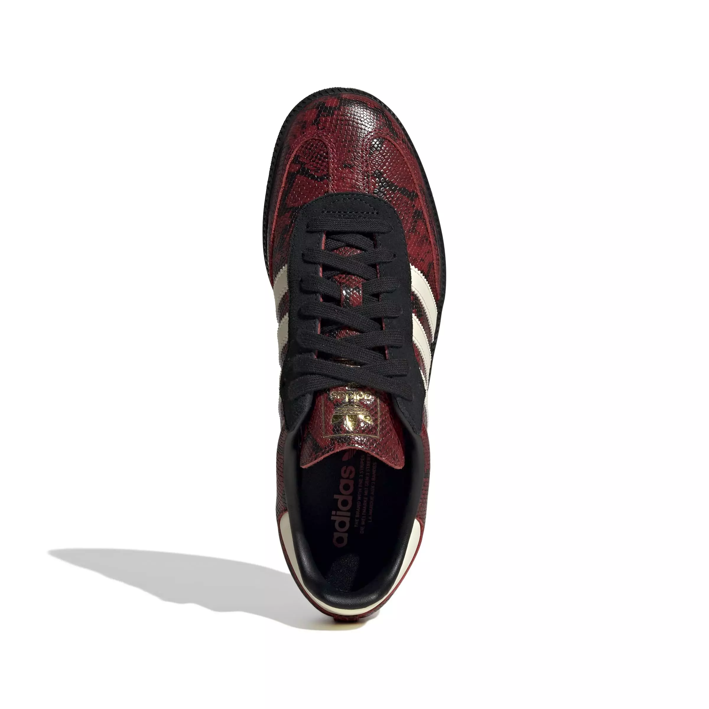 adidas Originals Samba OG "Warm Vanilla/Core Black/Team Victory Red" Men's Shoe - VANILLA/BLACK/RED