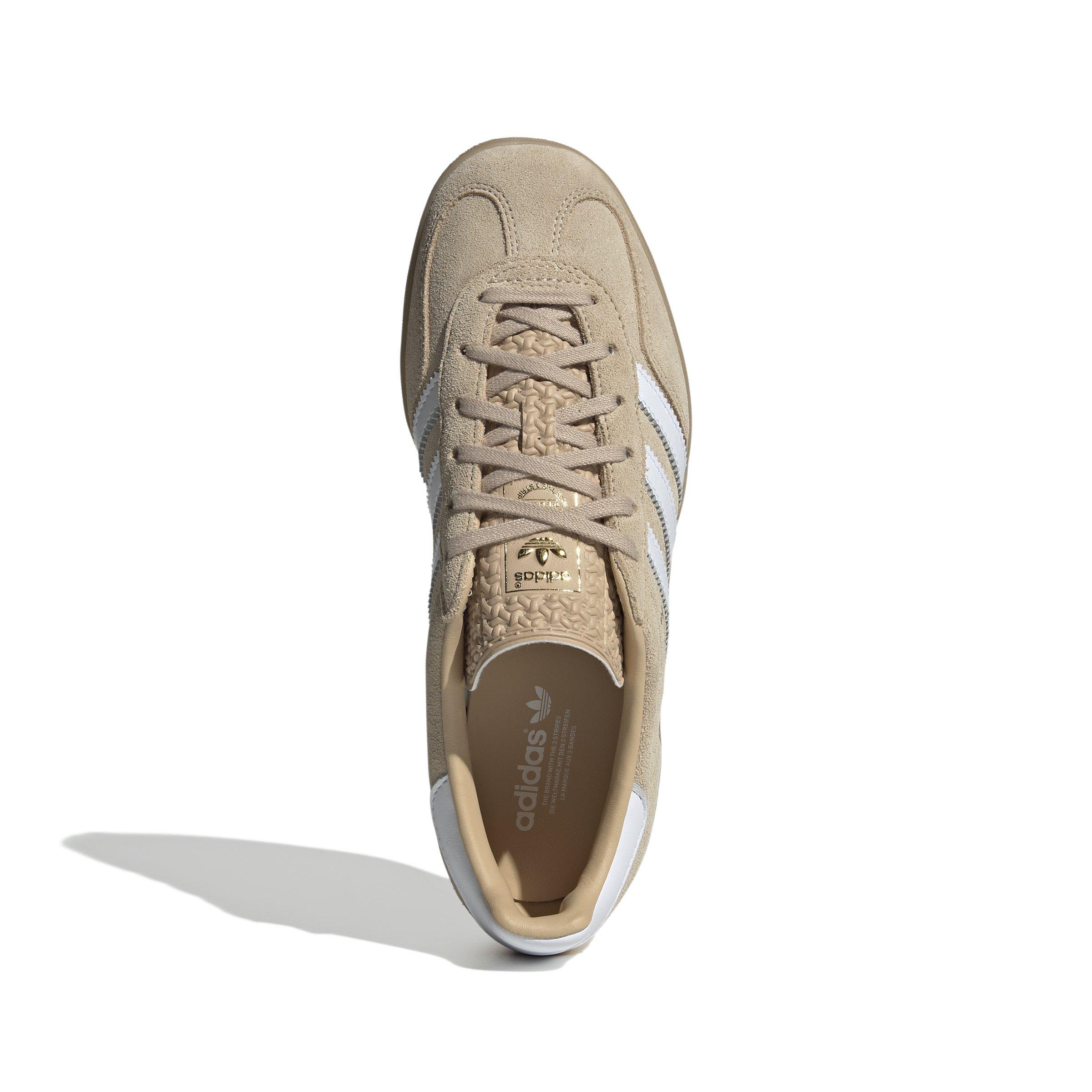 adidas Originals Gazelle "Magic Beige/Ftwr White/Gum 3" Women's Shoe - BEIGE/WHITE/GUM Thumbnail View 5