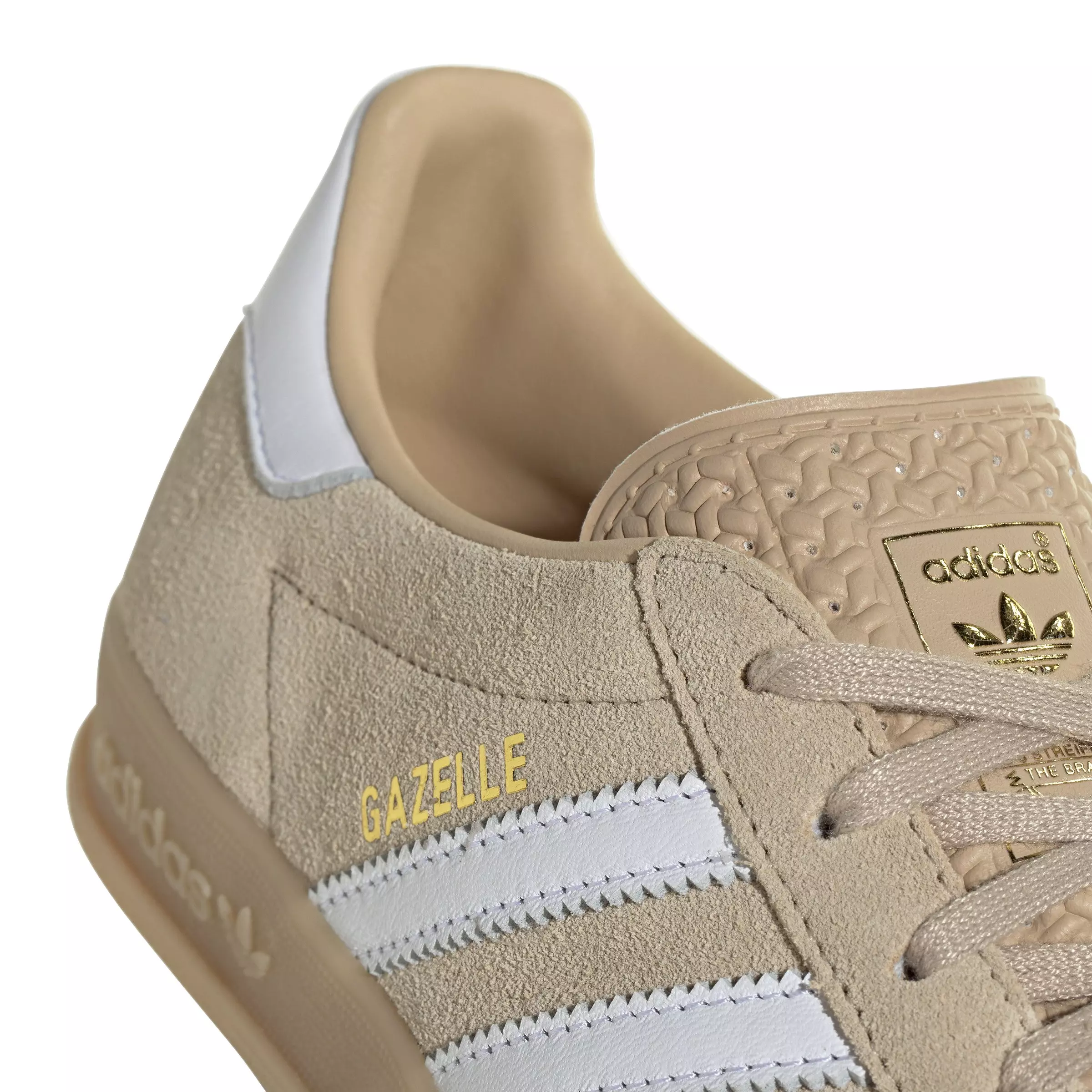 adidas Originals Gazelle "Magic Beige/Ftwr White/Gum 3" Women's Shoe - BEIGE/WHITE/GUM
