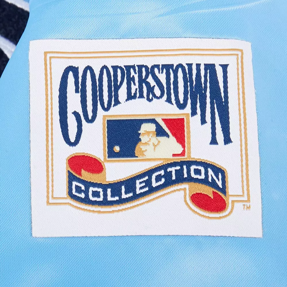 Pro Standard Big Boys' MLB Chicago White Sox Retro Classic Rib Satin Jacket - Blue - BLUE