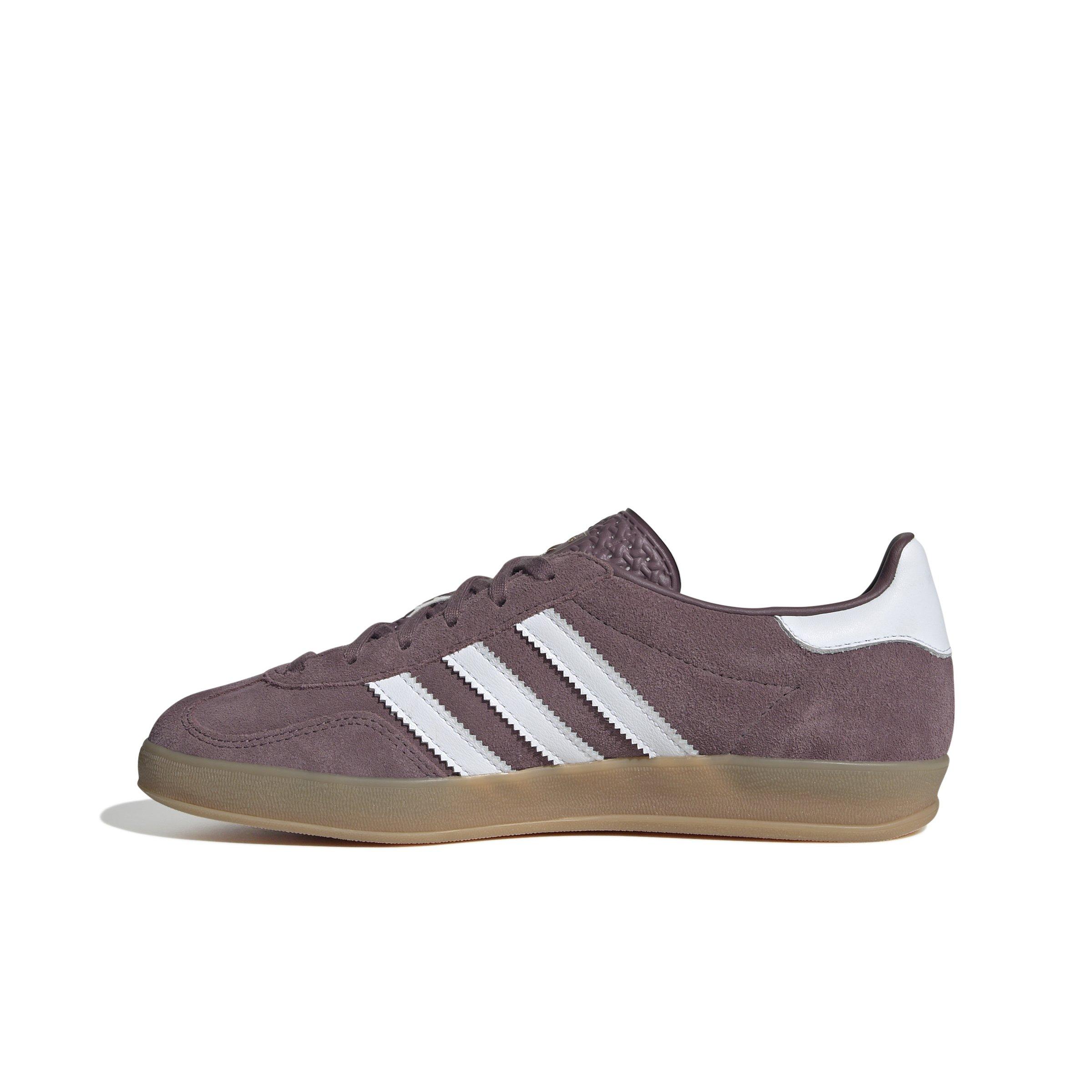 adidas Originals Gazelle "Shadow Fig/Ftwr White/Gum 3" Women's Shoe - FIG/WHITE/GUM Thumbnail View 2