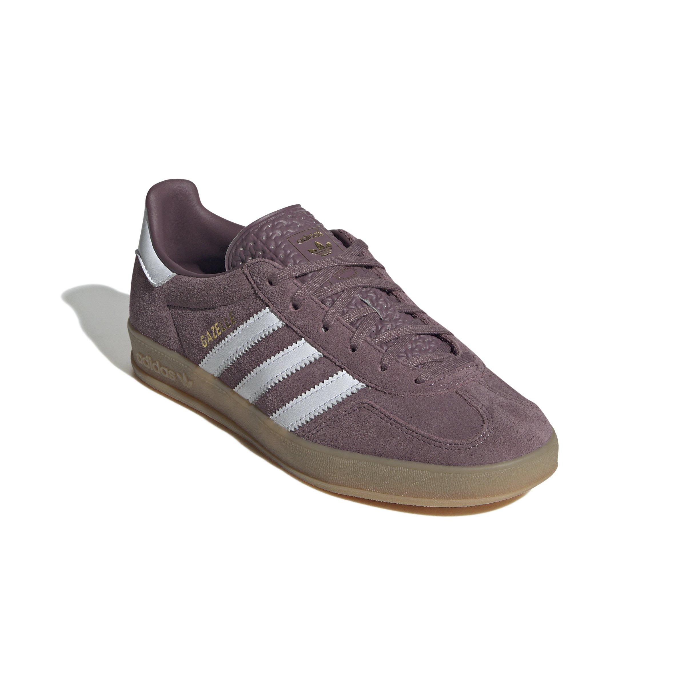 adidas Originals Gazelle "Shadow Fig/Ftwr White/Gum 3" Women's Shoe - FIG/WHITE/GUM Thumbnail View 3