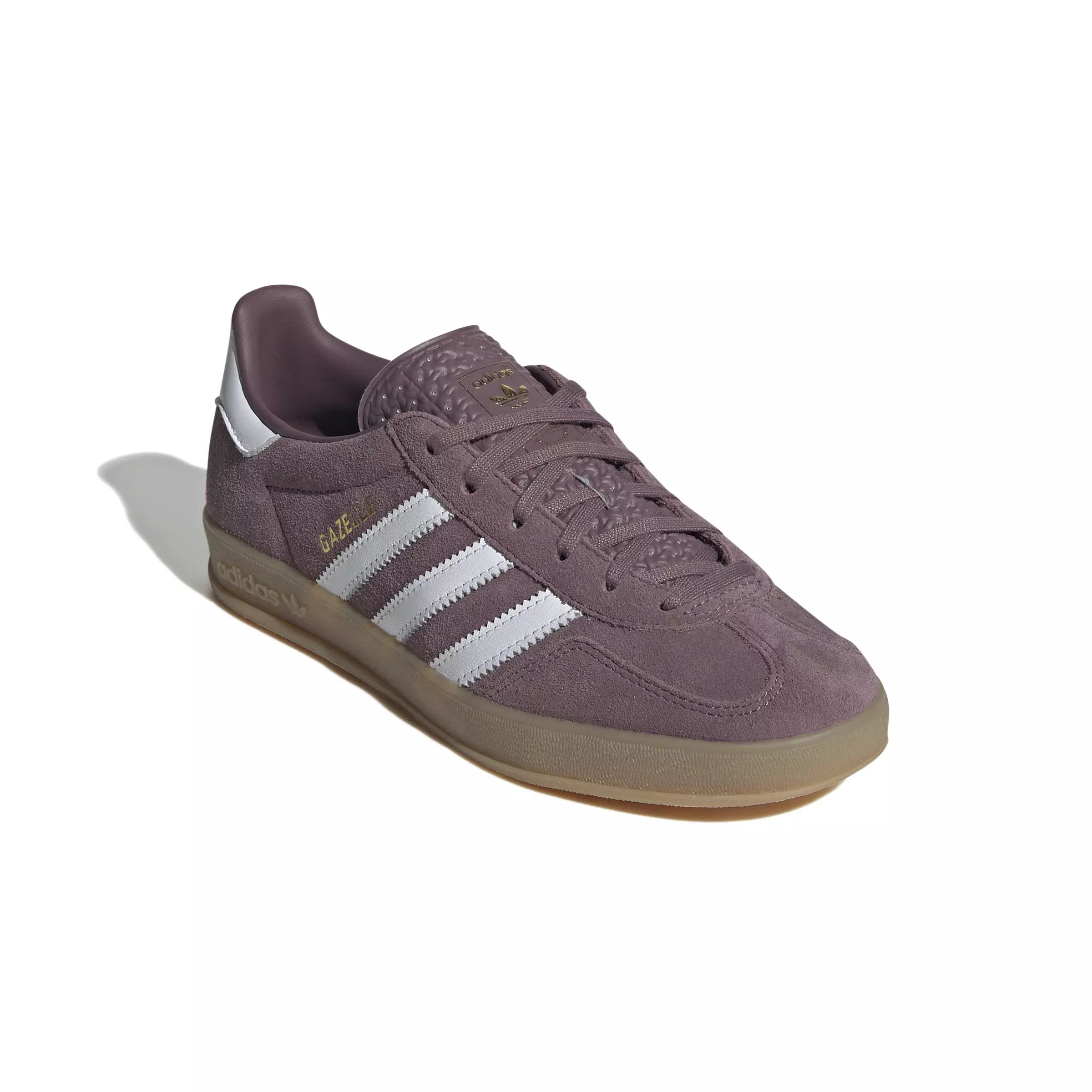 adidas Originals Gazelle "Shadow Fig/Ftwr White/Gum 3" Women's Shoe - FIG/WHITE/GUM