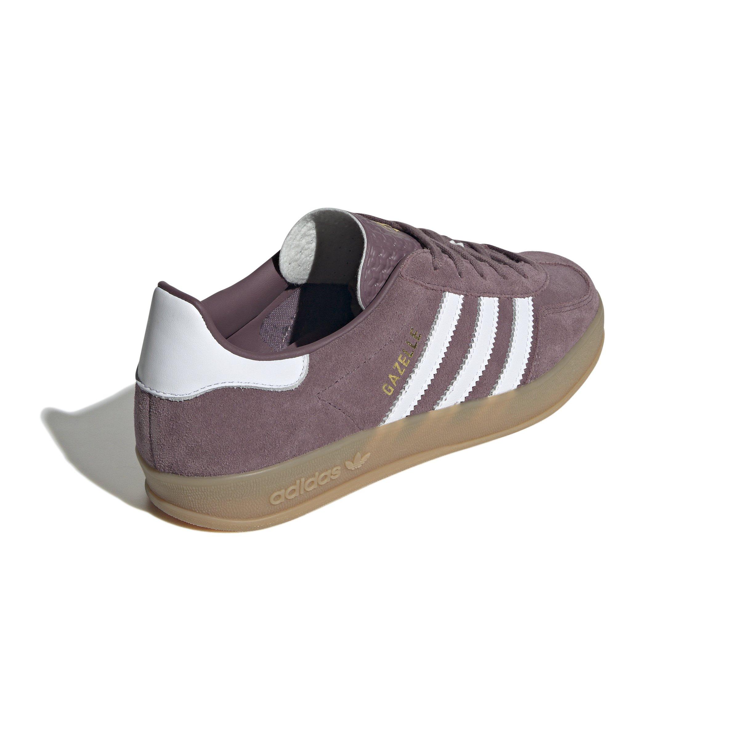 adidas Originals Gazelle "Shadow Fig/Ftwr White/Gum 3" Women's Shoe - FIG/WHITE/GUM Thumbnail View 4