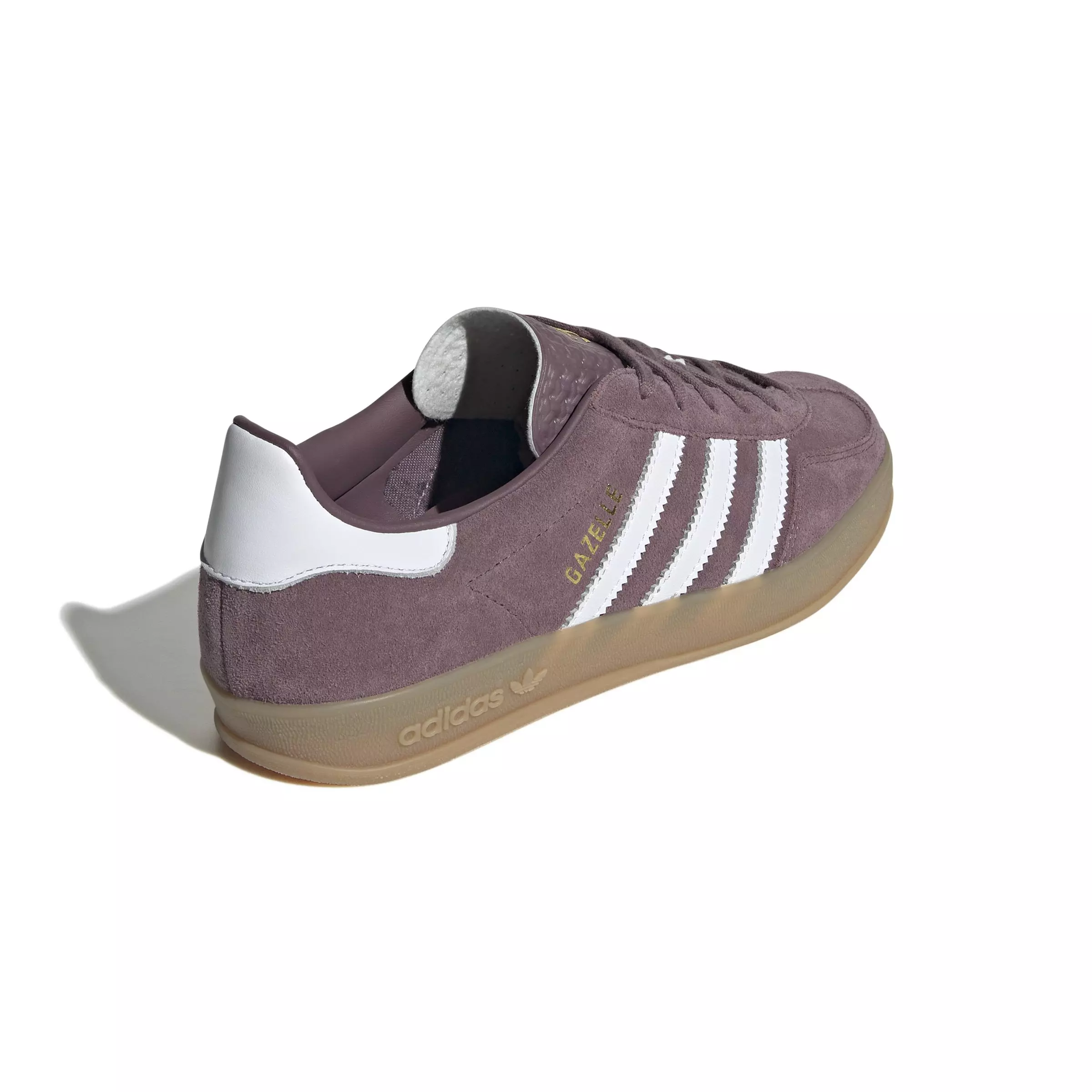 adidas Originals Gazelle "Shadow Fig/Ftwr White/Gum 3" Women's Shoe - FIG/WHITE/GUM
