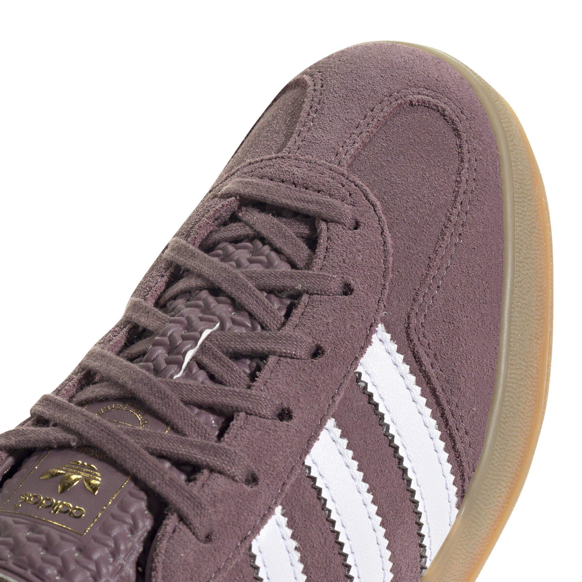 adidas Originals Gazelle "Shadow Fig/Ftwr White/Gum 3" Women's Shoe - FIG/WHITE/GUM Thumbnail View 7
