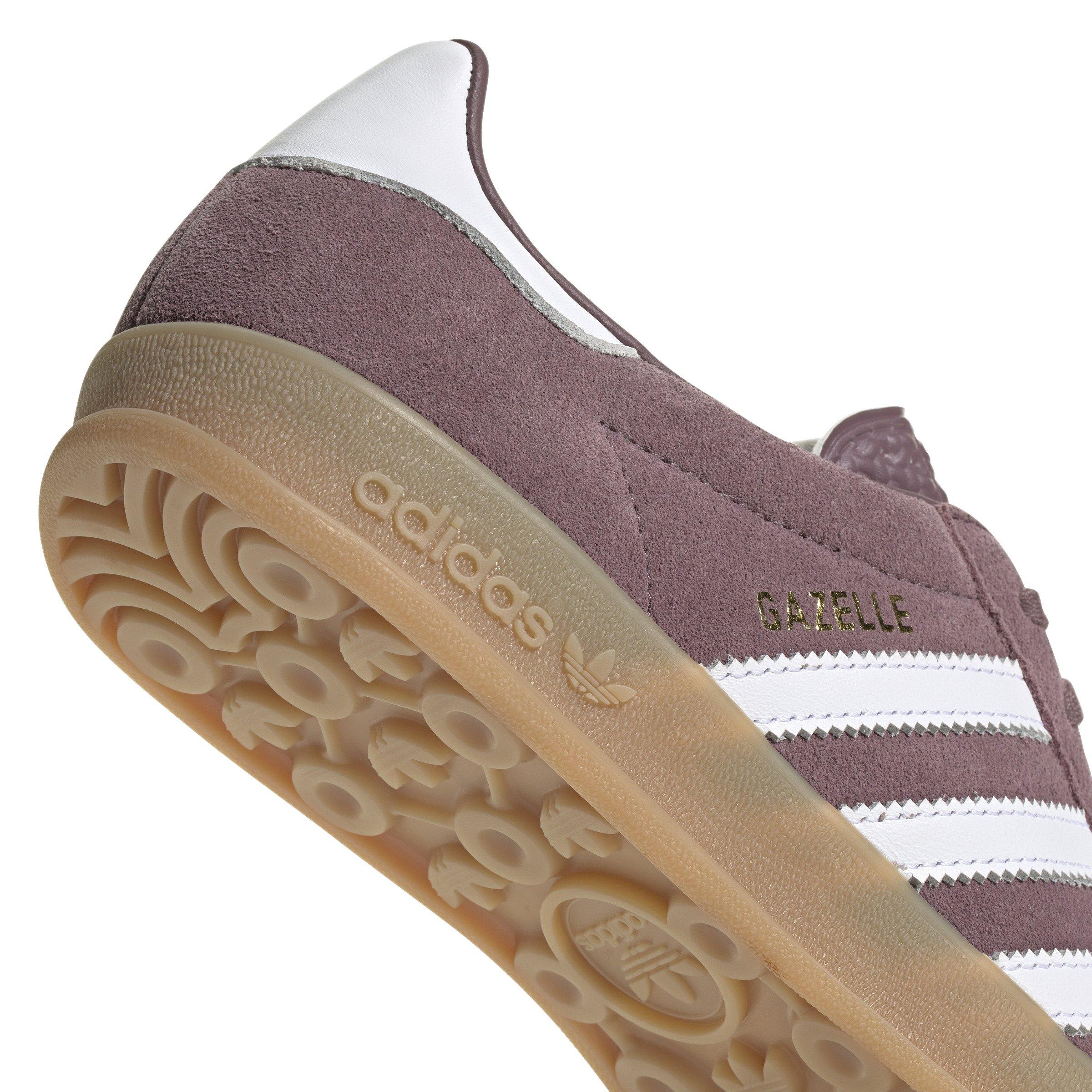 adidas Originals Gazelle "Shadow Fig/Ftwr White/Gum 3" Women's Shoe - FIG/WHITE/GUM Thumbnail View 8