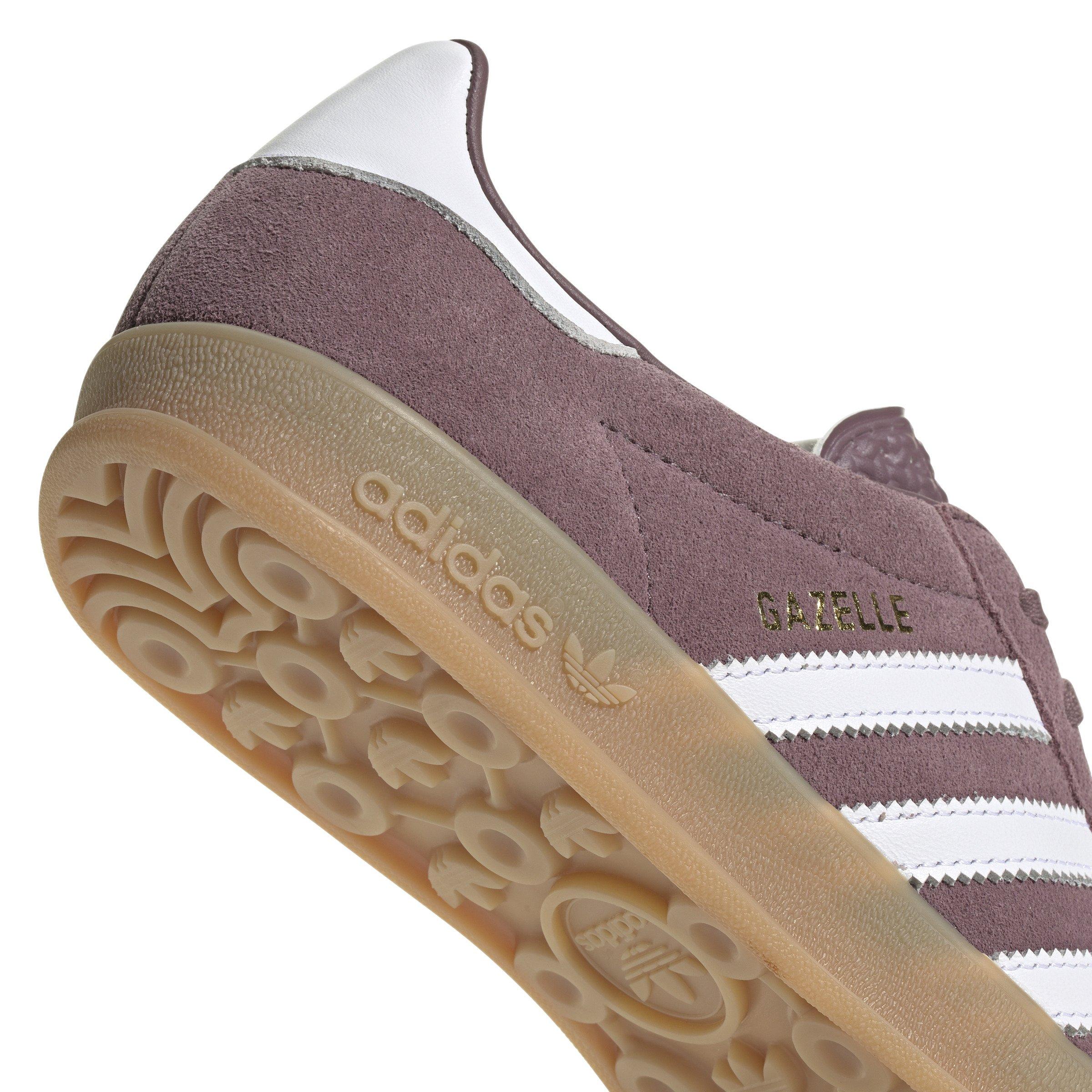 adidas Originals Gazelle Women's "Shadow Fig/Ftwr White/Gum 3" Shoe