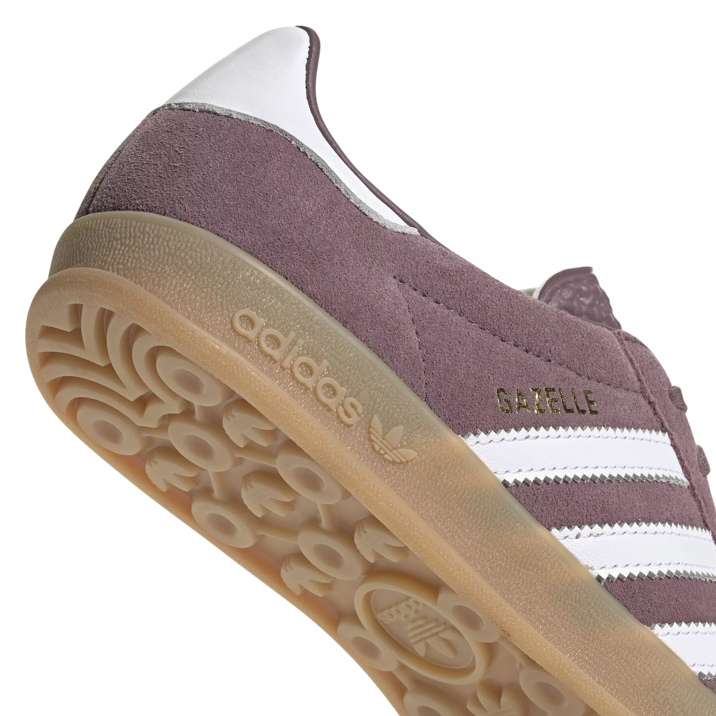 adidas Originals Gazelle "Shadow Fig/Ftwr White/Gum 3" Women's Shoe - FIG/WHITE/GUM