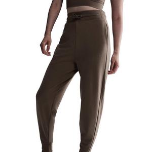 Nike Women's Dri-FIT One High-Waisted 7/8 French Terry Joggers - Brown