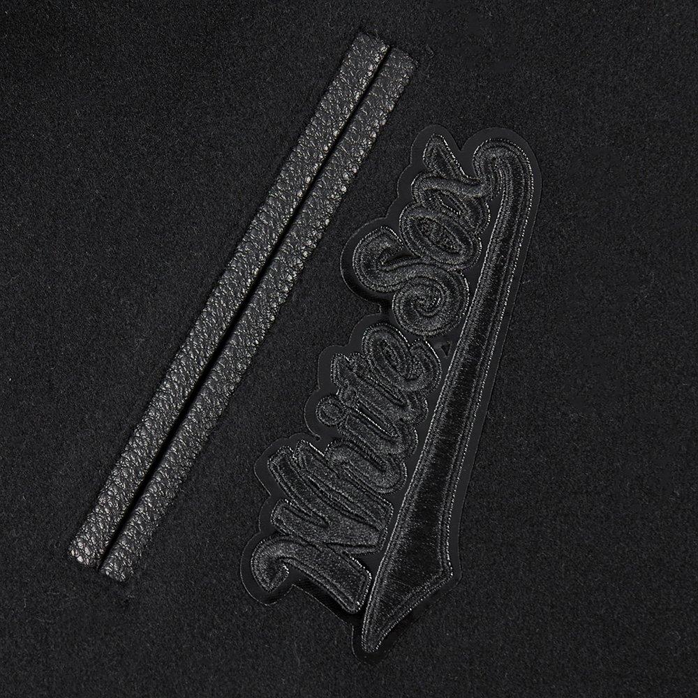 Pro Standard MLB Chicago White Sox Triple Black Big Boys' Wool Varsity Jacket