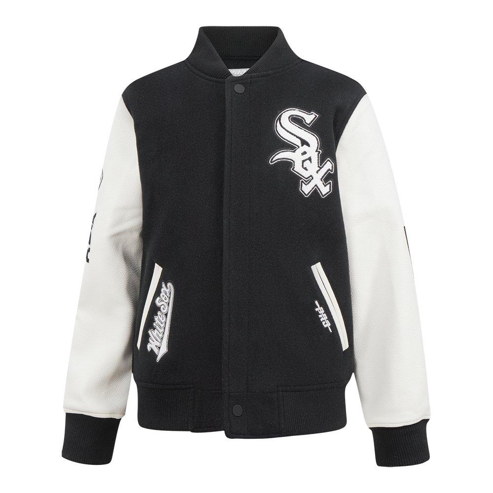 Pro Standard MLB Chicago White Sox Classic Big Boys' Black Wool Varsity Jacket