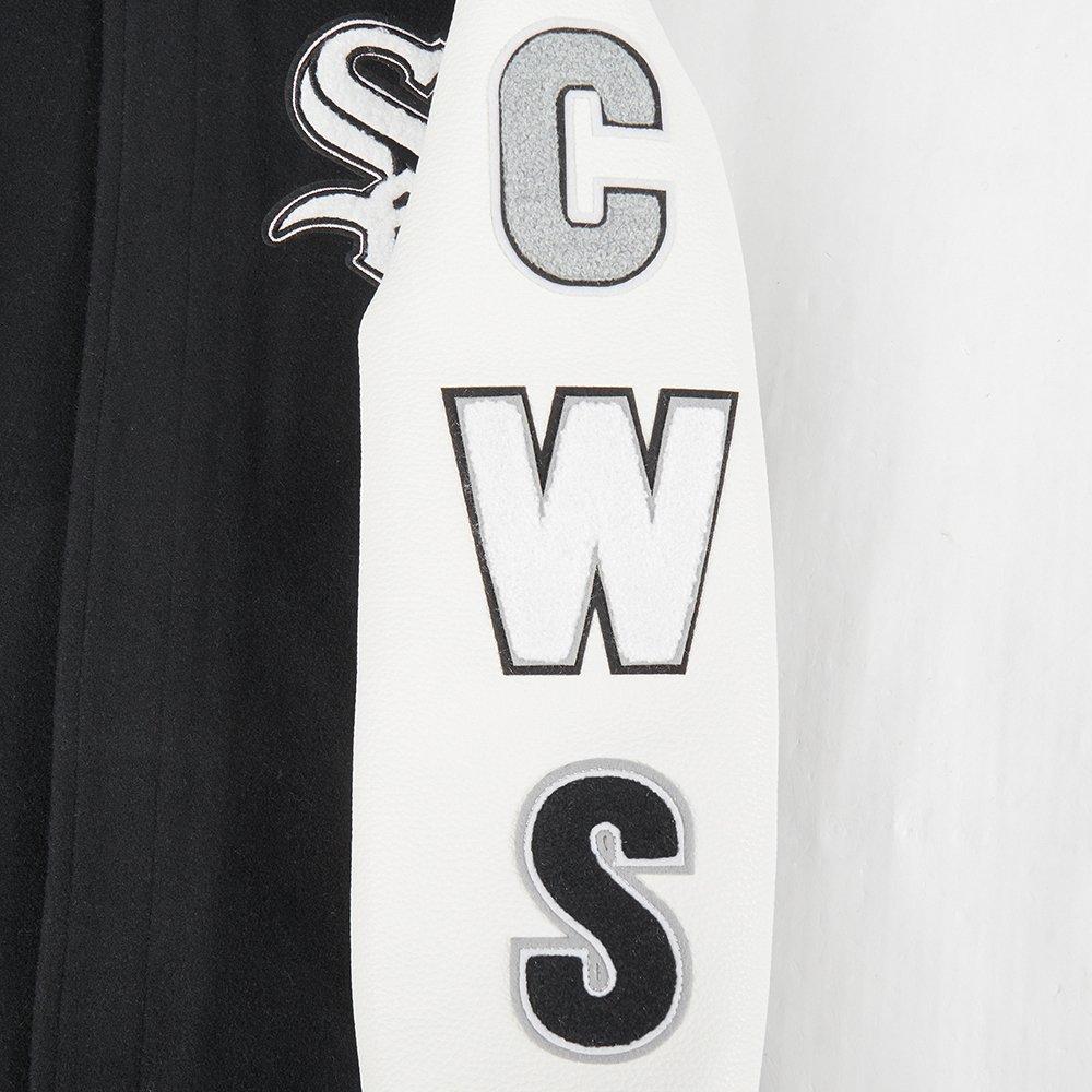 Pro Standard MLB Chicago White Sox Classic Big Boys' Black Wool Varsity Jacket