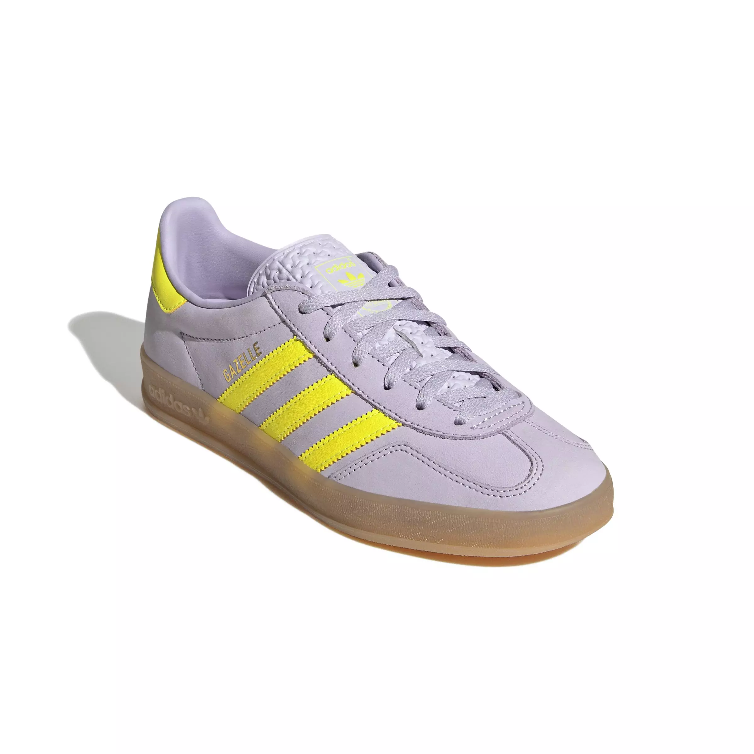 adidas Originals Gazelle "Silver Dawn/Solar Yellow/Gum 3" Women's Shoe - DAWN/YELLOW/GUM