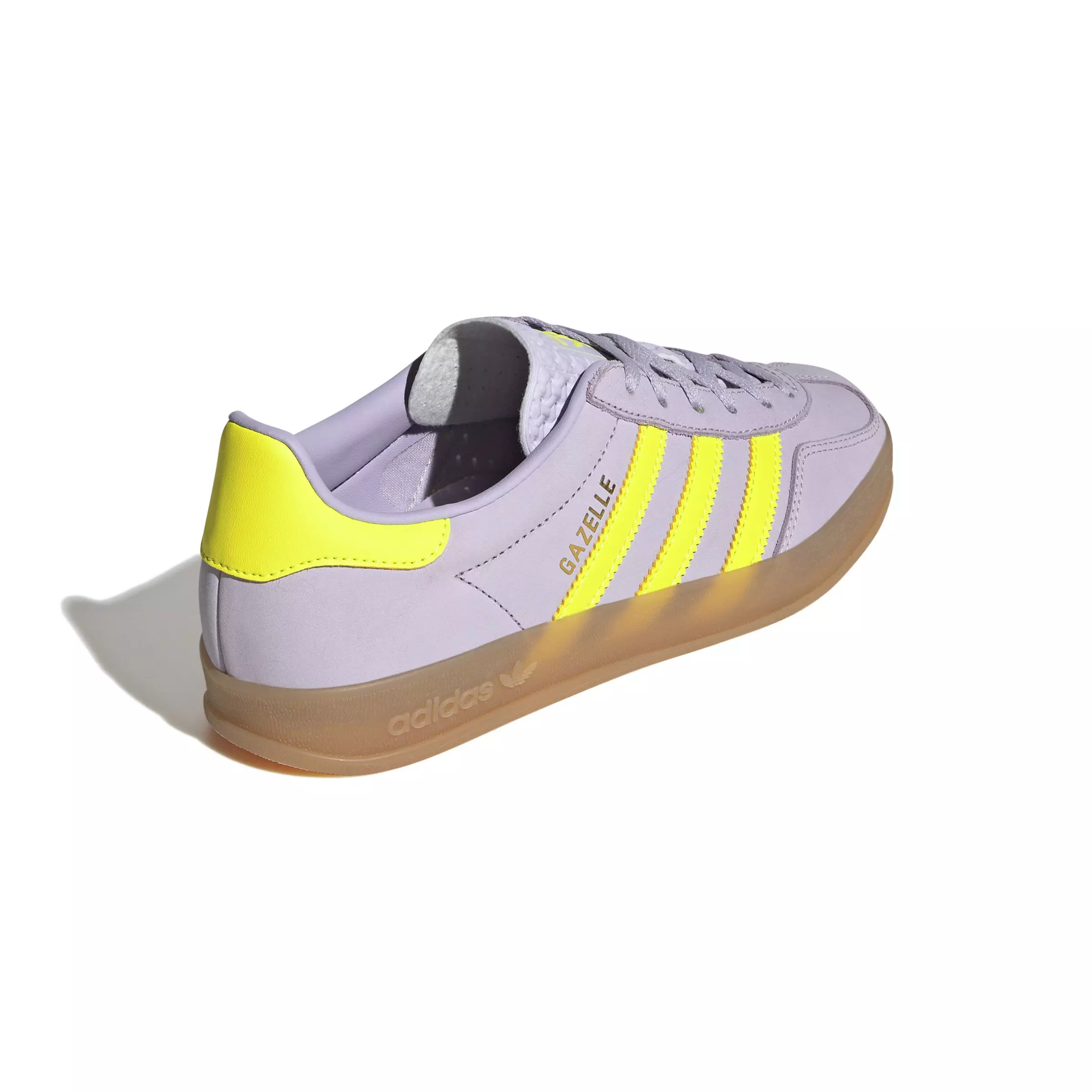adidas Originals Gazelle "Silver Dawn/Solar Yellow/Gum 3" Women's Shoe - DAWN/YELLOW/GUM