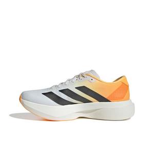 adidas Adizero EVO SL "Crystal White/Lucid Tangerine/Iron Metallic" Men's Running Shoe - WHITE/TANGERINE/IRON