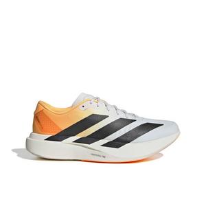 adidas Adizero EVO SL "Crystal White/Lucid Tangerine/Iron Metallic" Men's Running Shoe - WHITE/TANGERINE/IRON