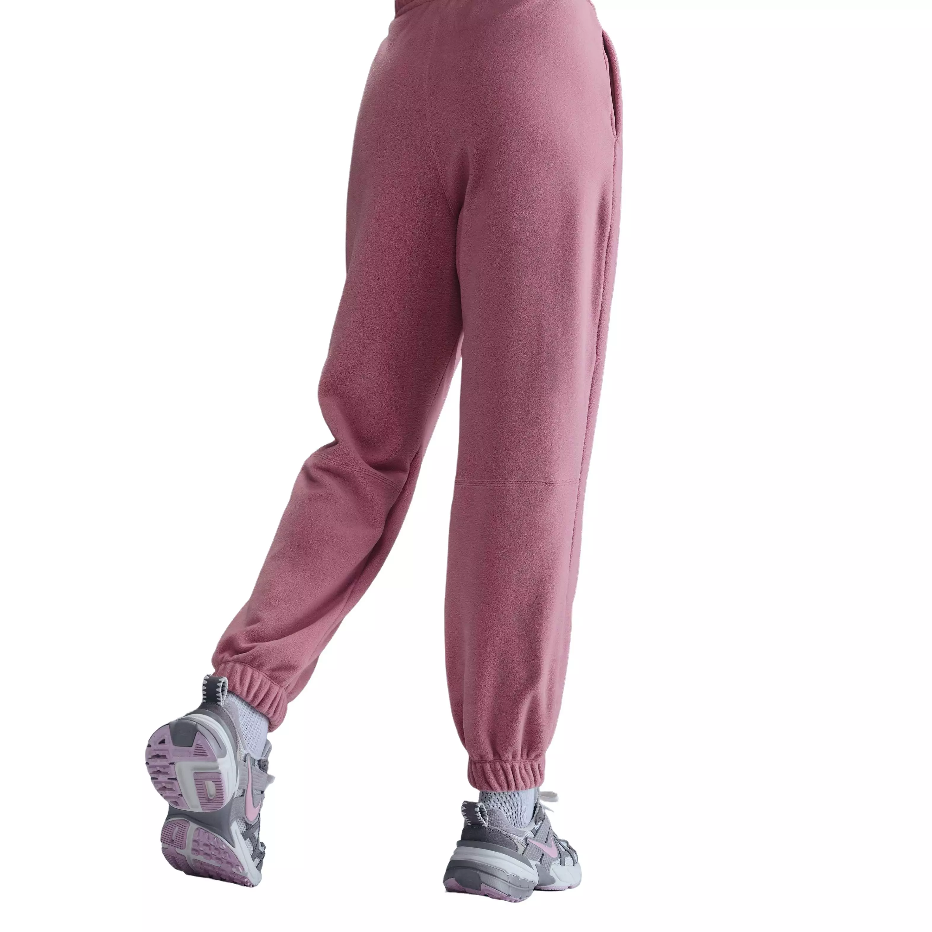 Nike Women's Therma-FIT One Loose Fleece Pants - Pink - PINK