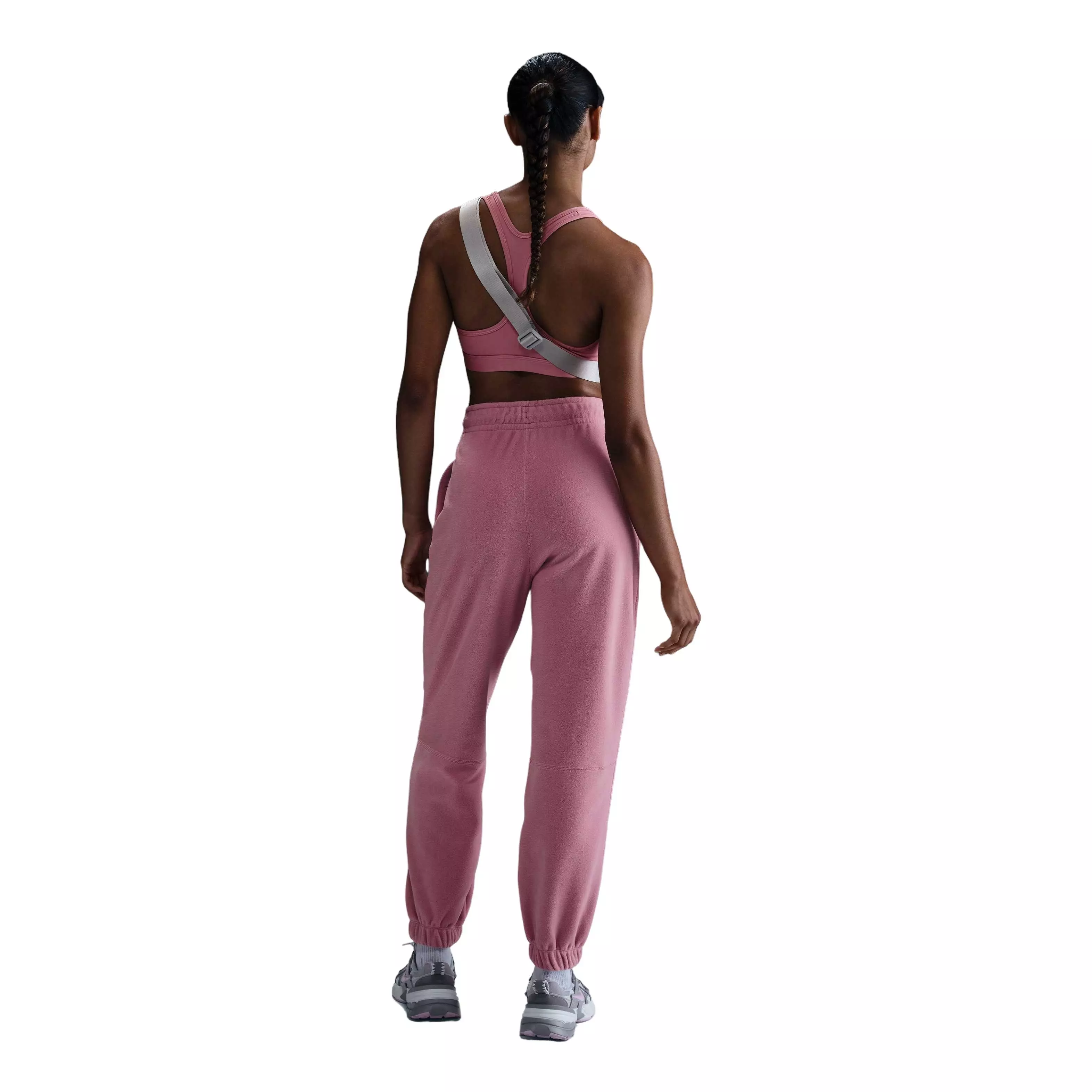 Nike Women's Therma-FIT One Loose Fleece Pants - Pink - PINK